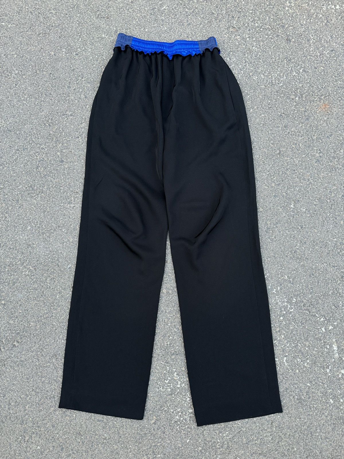 image of Balenciaga Aw21 Afterworld Ripped Hybrid Jogger Sz.44 in Black, Men's (Size 30)