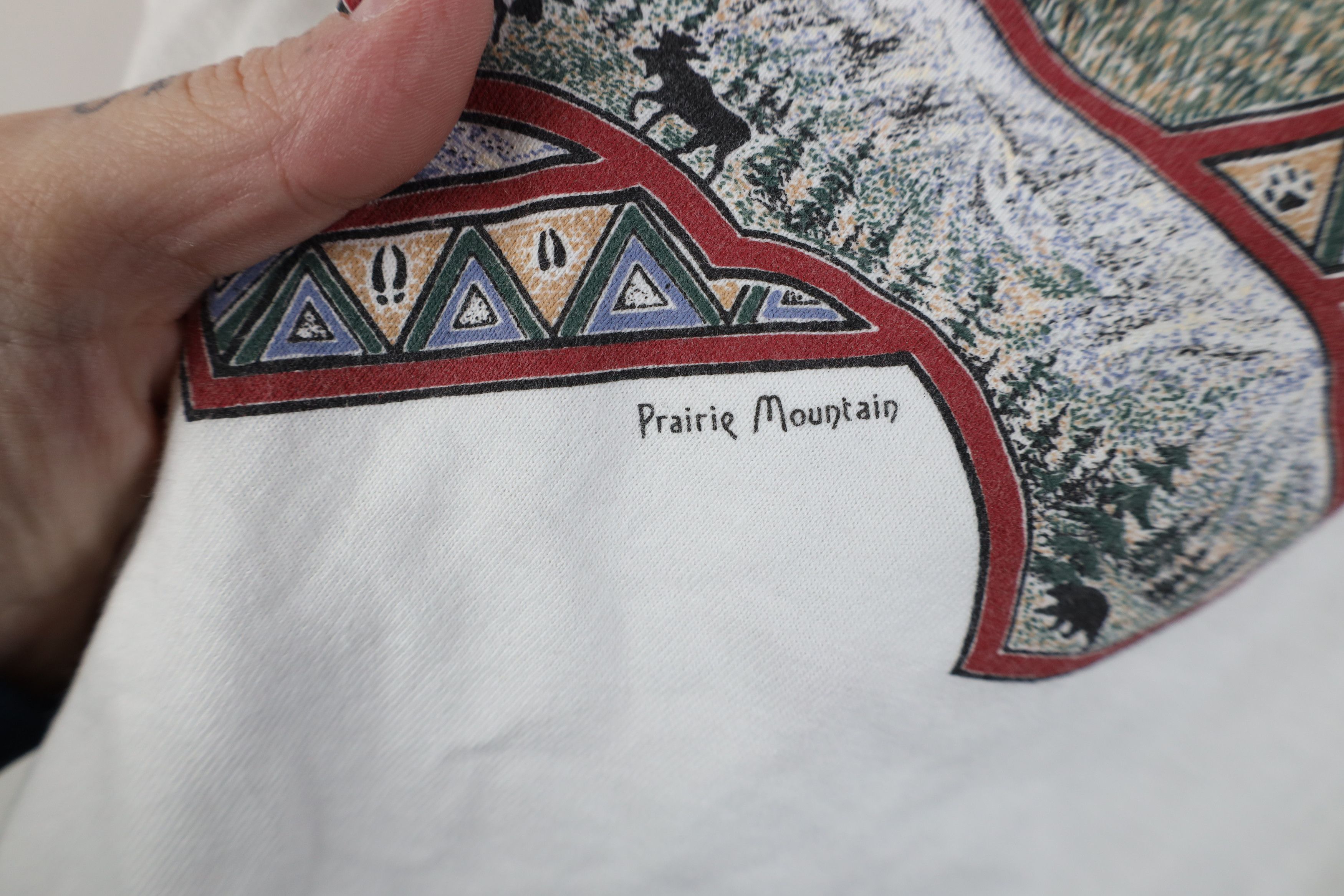 Vintage Vintage 90s Streetwear Alaska Nature Eagle Mountain T-Shirt Size S / US 4 / IT 40 - 5 Thumbnail
