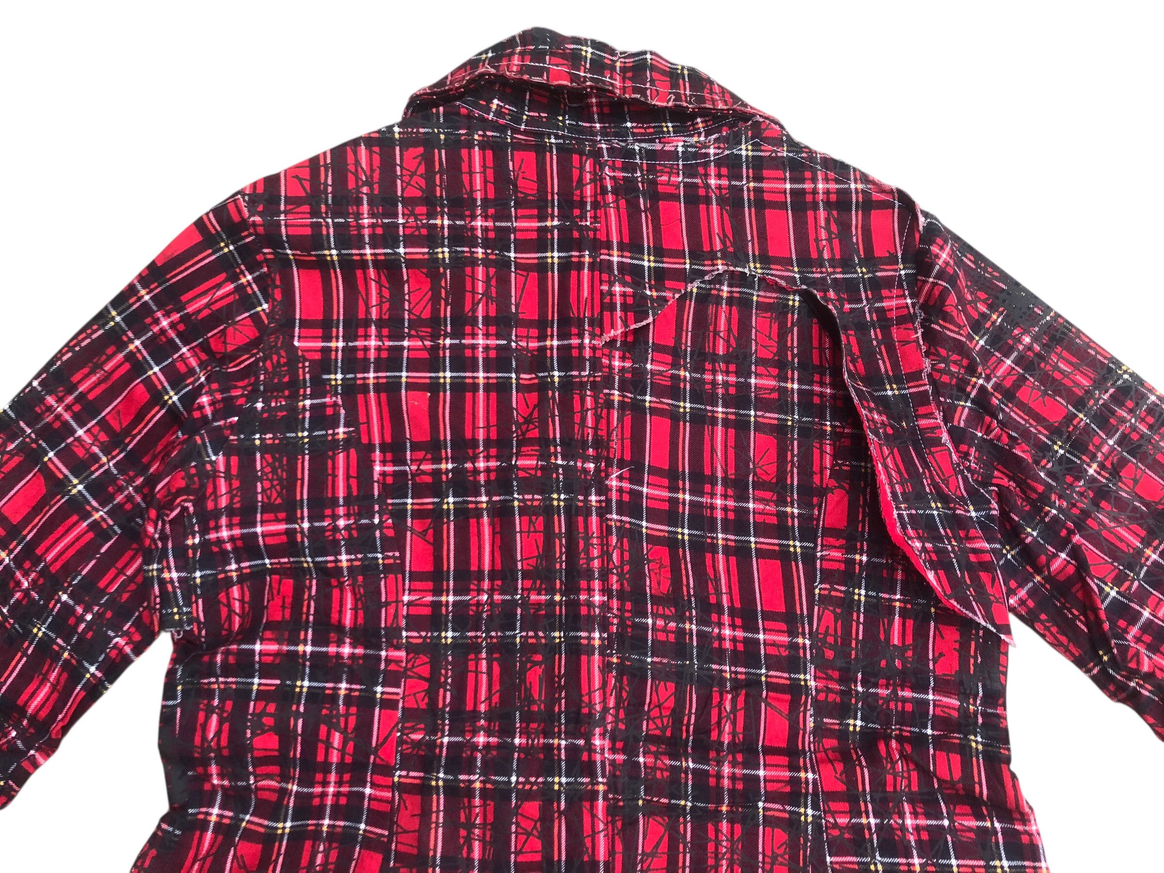 If Six Was Nine 🔥Y2K H.NAOTO H.ANARCHYISM Coat Vest Bondage Tartan Punk Size US M / EU 48-50 / 2 - 8 Thumbnail