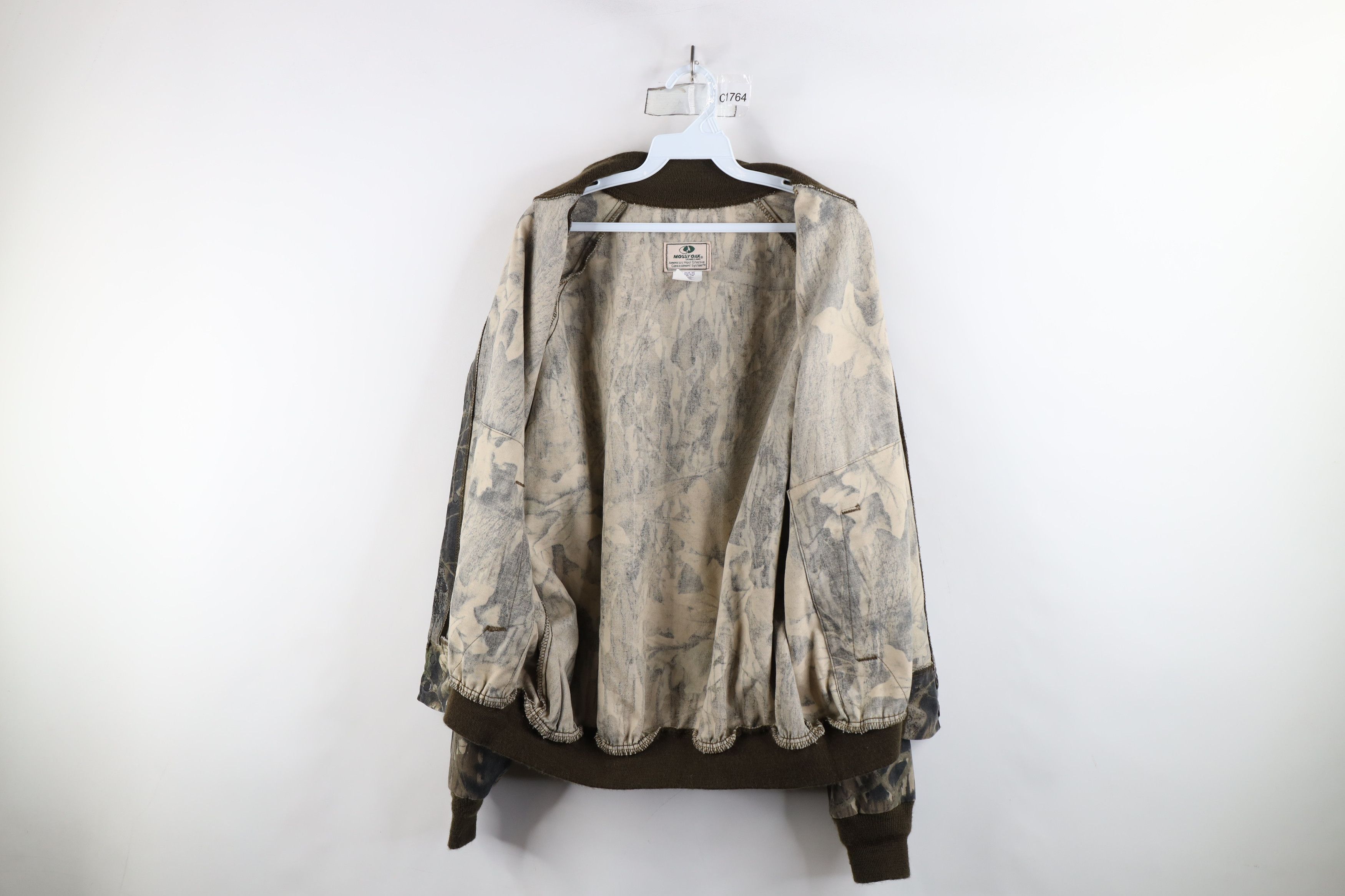 Mossy Oaks × Vintage Vintage 80s 90s Mossy Oak Camouflage Bomber Jacket USA Size US L / EU 52-54 / 3 - 7 Thumbnail