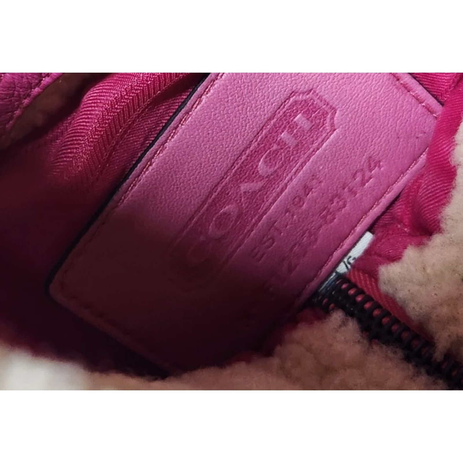 Coach Coach Women Legacy Puffer Jacket Coat Full Zip Down Pink Hip Fuchsia Shearling Fur Trim Down Insulation Regular L Women Size L / US 10 / IT 46 - 4 Thumbnail