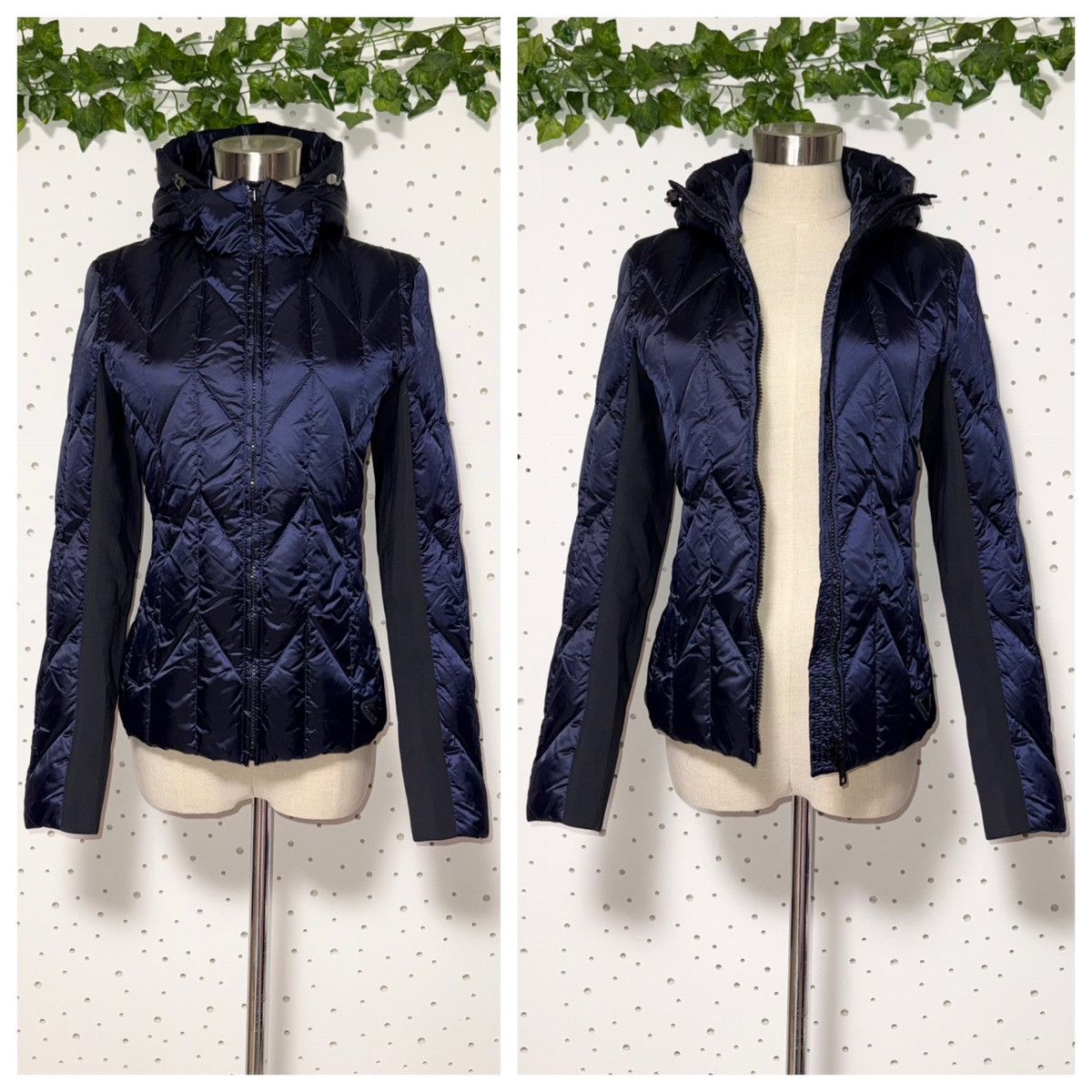 Prada Authentic Prada Leather Triangle Logo Hooded Down Jacket 38 Size XS / US 0-2 / IT 36-38 - 7 Thumbnail