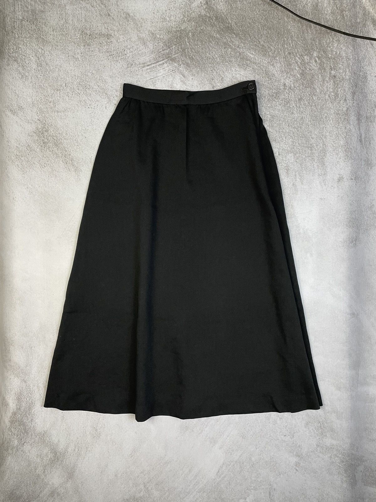Yohji Yamamoto Vintage The Ginza Story by Yohji Yamamoto A-Line Maxi Skirt Size 25" / US 0 / IT 36 - 2 Thumbnail