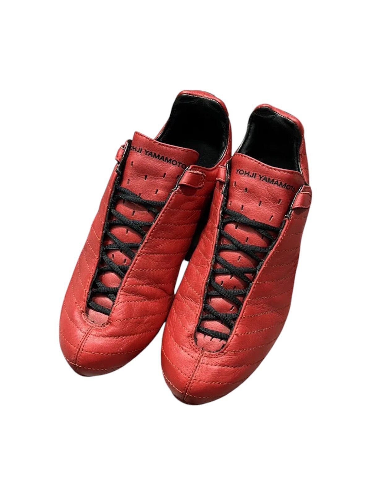 Yohji Yamamoto Yohji yamamoto speedcat Red blood leather sneakers Size US 5 / EU 37 - 1 Thumbnail