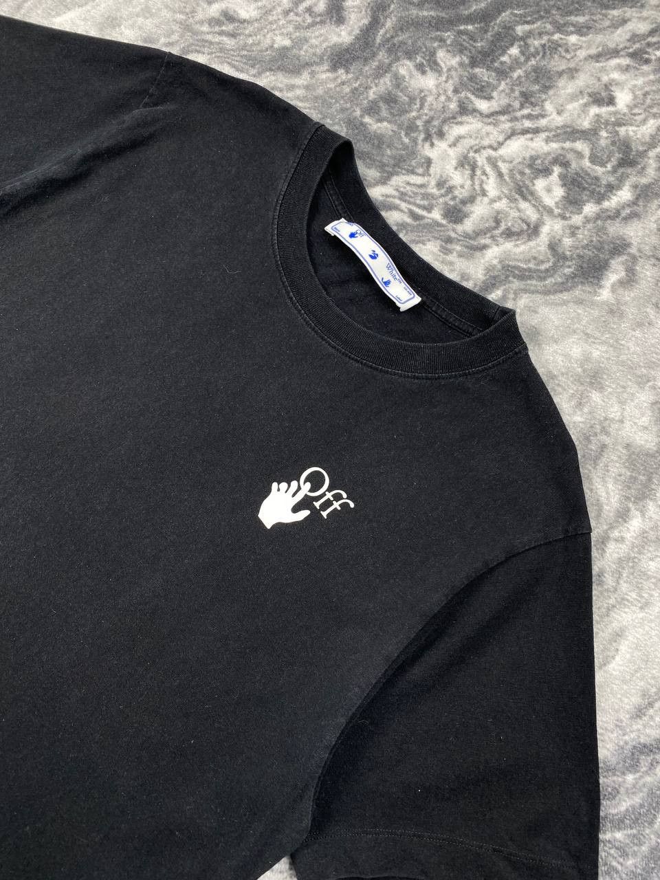 Off-White Off-White Gradient Arrows Big Logo T Shirt Black Men Size L Size US L / EU 52-54 / 3 - 8 Thumbnail