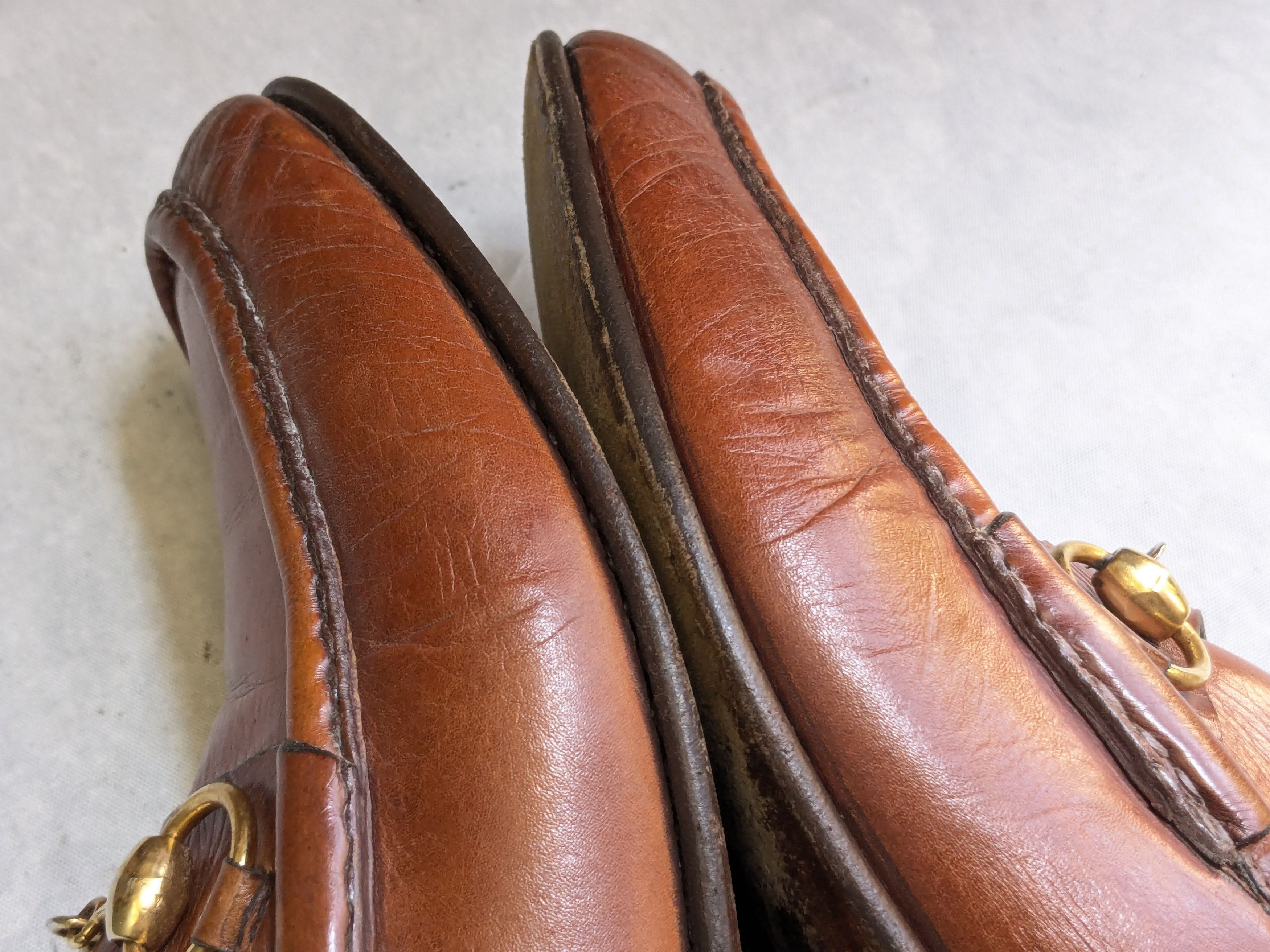 Gucci Gucci Horsebit Loafers Brown 9 Narrow Leather Buckle Size US 9 / EU 42 - 5 Thumbnail