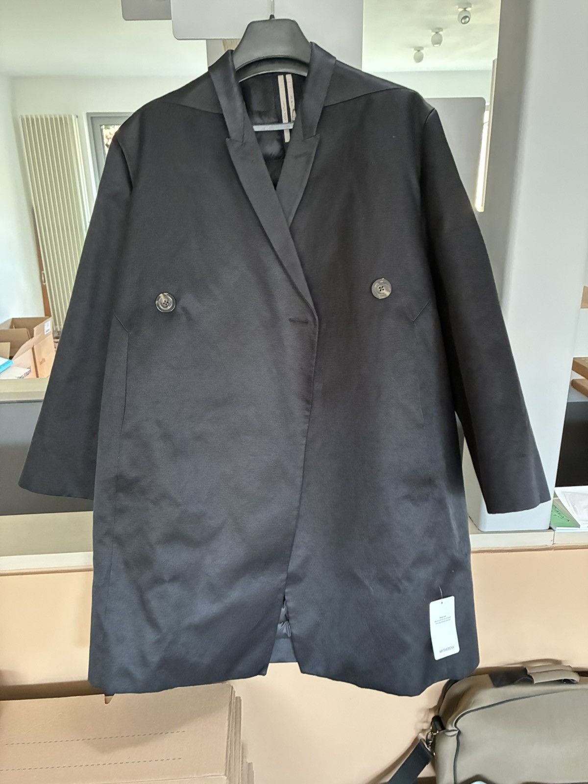 Rick Owens Rick Owens - Strobe Jumbo JMF overcoat Size US L / EU 52-54 / 3 - 4 Thumbnail