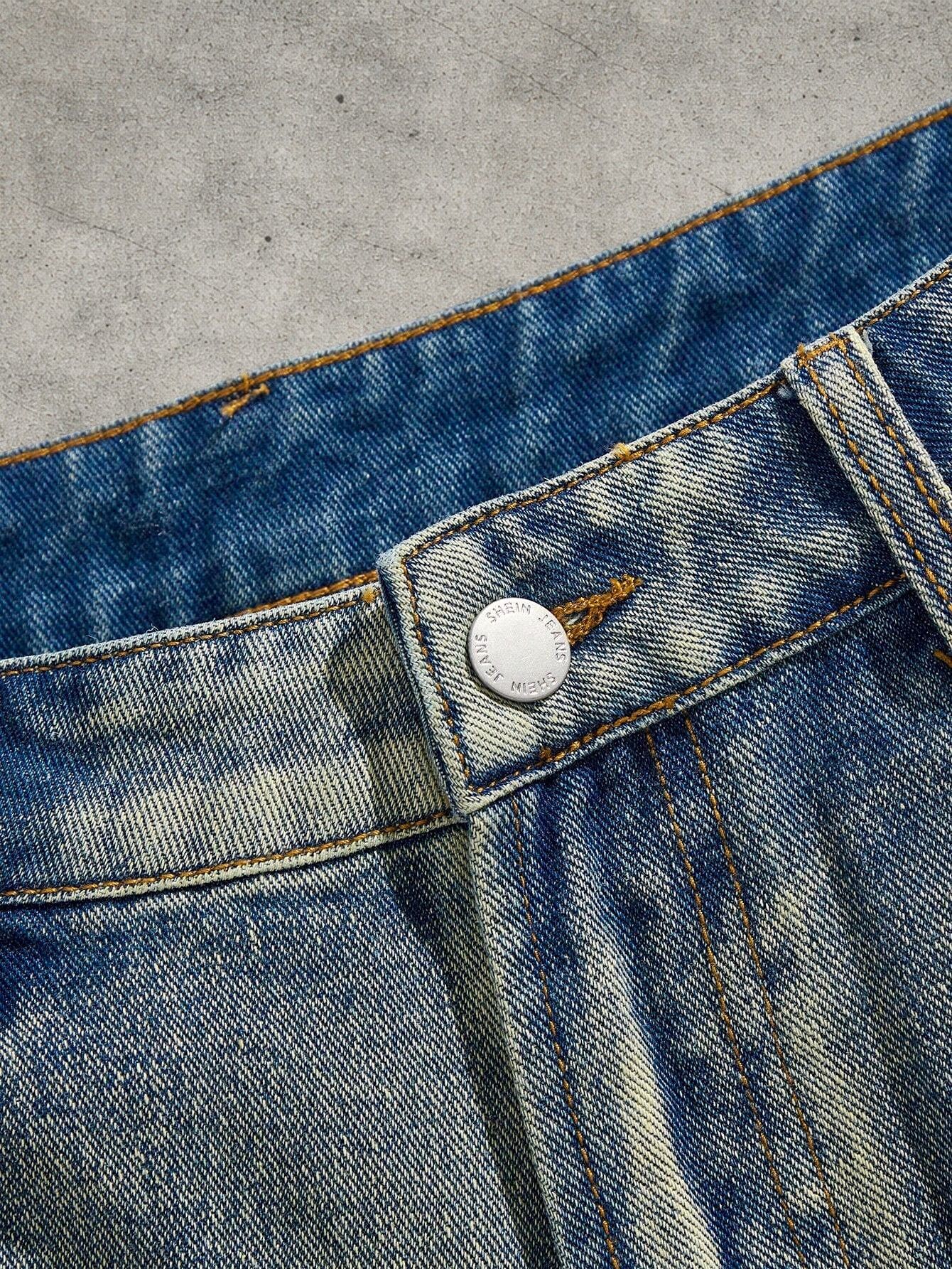 Vintage Washed denim shorts Size US 32 / EU 48 - 3 Thumbnail