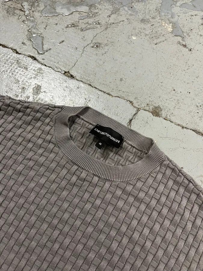 Emporio Armani AW2021 Emporio Armani Woven Grey Sweat Size US M / EU 48-50 / 2 - 6 Thumbnail