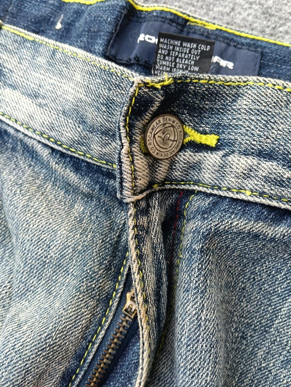 Rocawear Vintage Rocawear Baggy Embroidered Graphic Jeans Y2K. Size US 38 / EU 54 - 5 Thumbnail