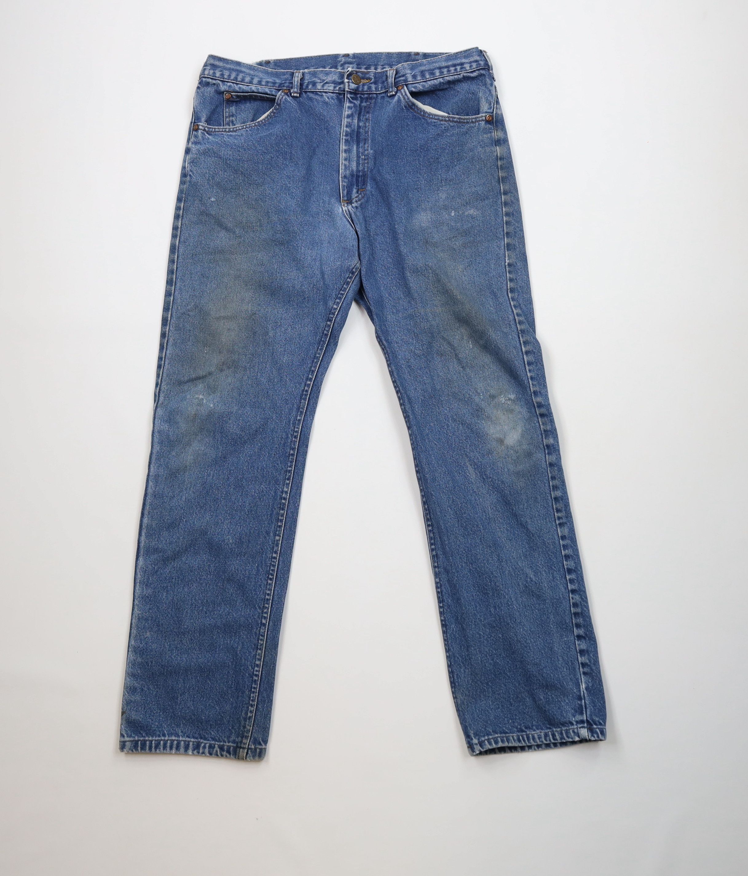 Lee Vintage 90s Lee Straight Leg Denim Jeans Blue Cotton USA Size US 36 / EU 52 - 1 Thumbnail