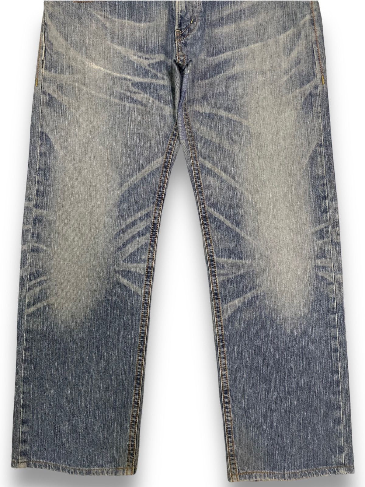Edwin Vintage Edwin XV Classic Cowboy Style Baggy Distressed Jeans Size US 32 / EU 48 - 8 Thumbnail