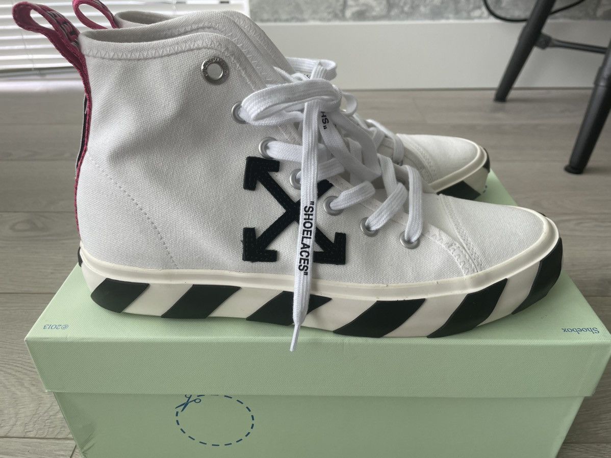Off-White Off-White Mid-Top Vulcanized Size US 9.5 / EU 42-43 - 5 Thumbnail