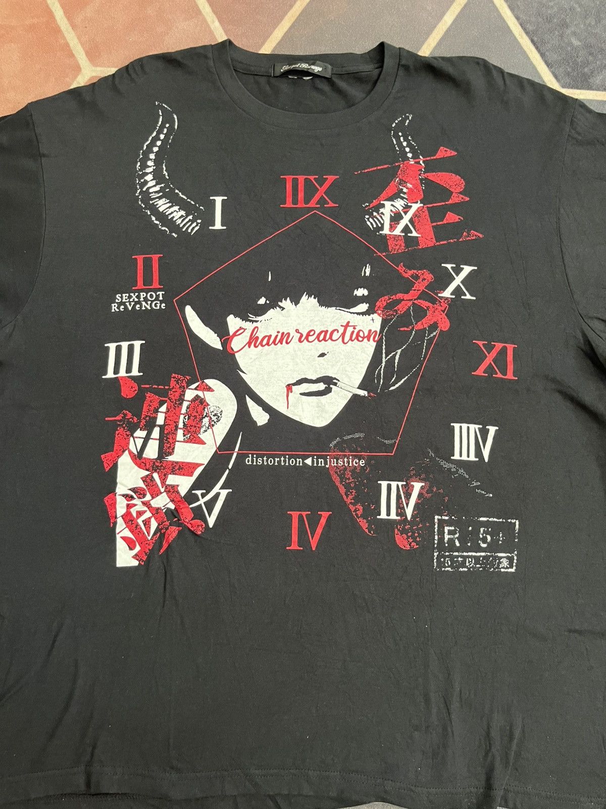 Hysteric Glamour 💥Japanese PUNK Sex Pot Revenge Seditionaries Style Size US XXL / EU 58 / 5 - 3 Thumbnail