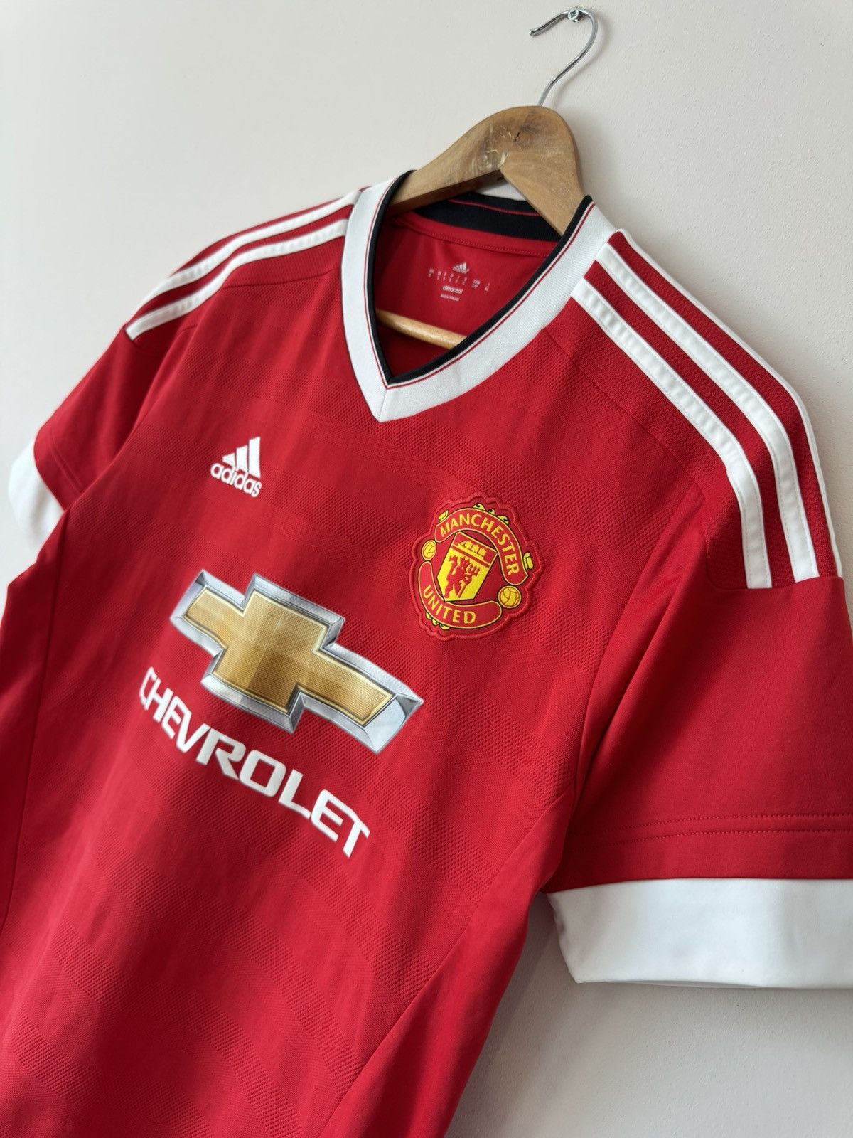 Adidas Manchester United 2015-2016 Home Soccer Jersey Football Kit Size US S / EU 44-46 / 1 - 8 Thumbnail