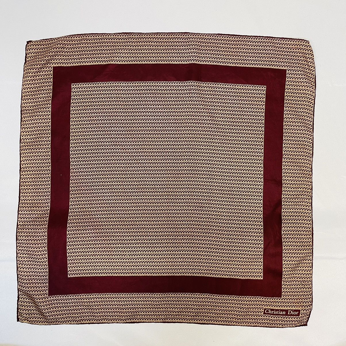 Christian Dior Monsieur × Designer CHRISTIAN DIOR SILK BANDANA HANDKERCHIEF NECKERCHIEF SCARF Size ONE SIZE - 1 Thumbnail