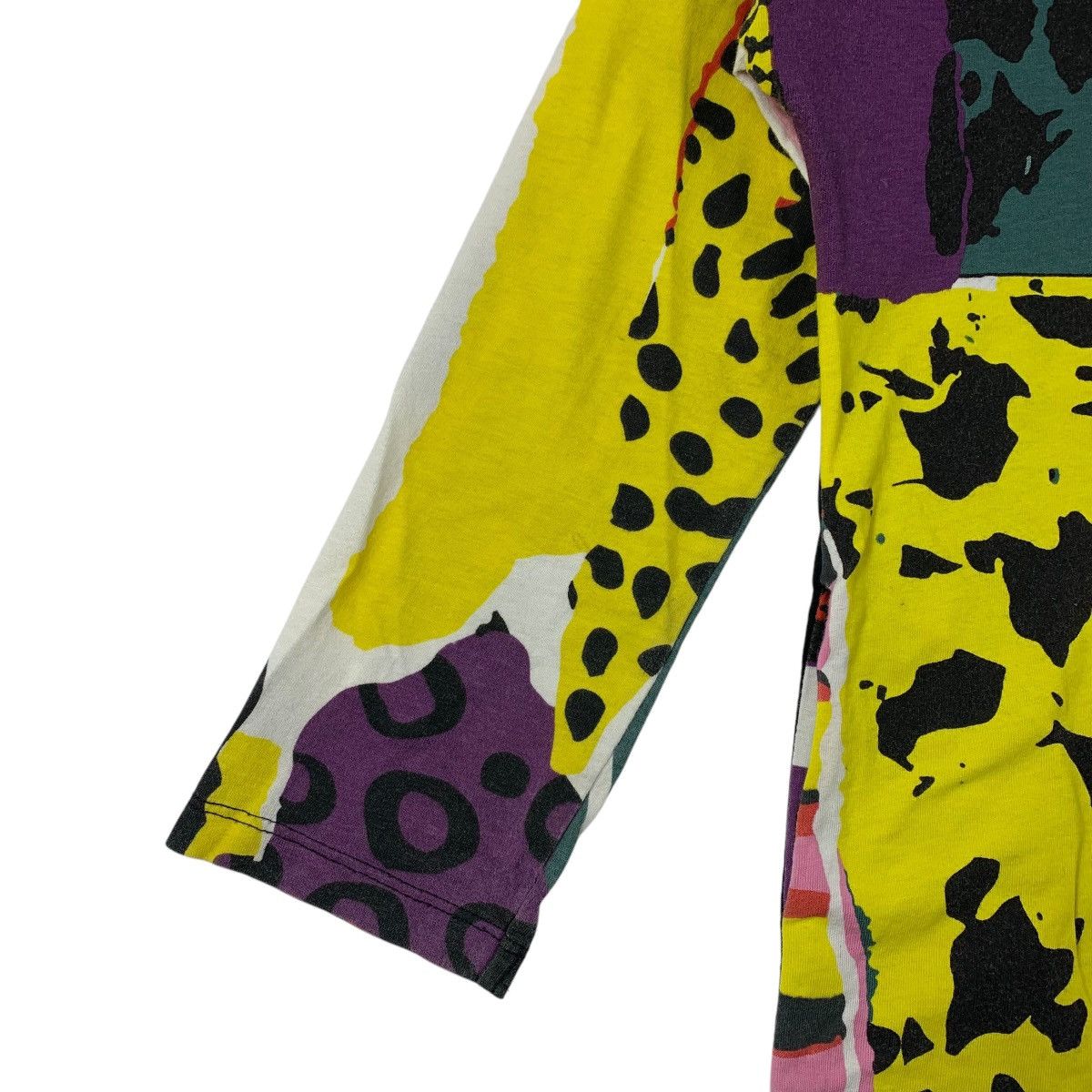 Desigual × Japanese Brand DESIGUAL full printed art japanesebrand long sleeve tee Size S / US 4 / IT 40 - 6 Thumbnail