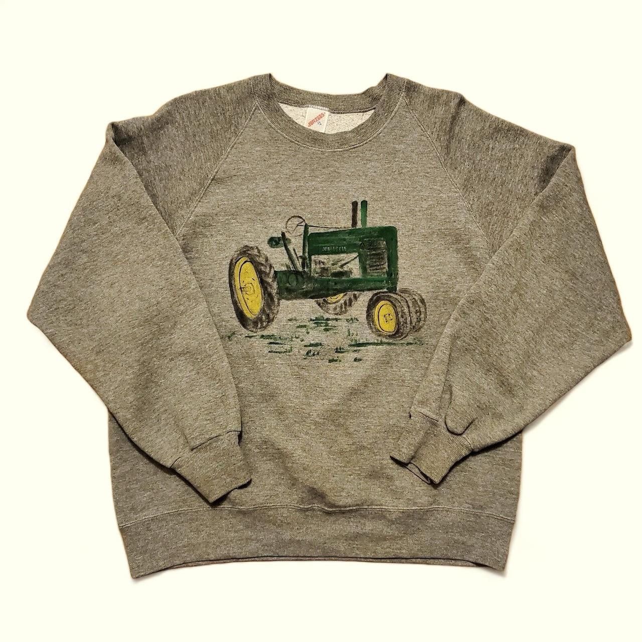 Image of Vintage 90 S John Deere Hand in Ash Gray, Men's (Size XL)