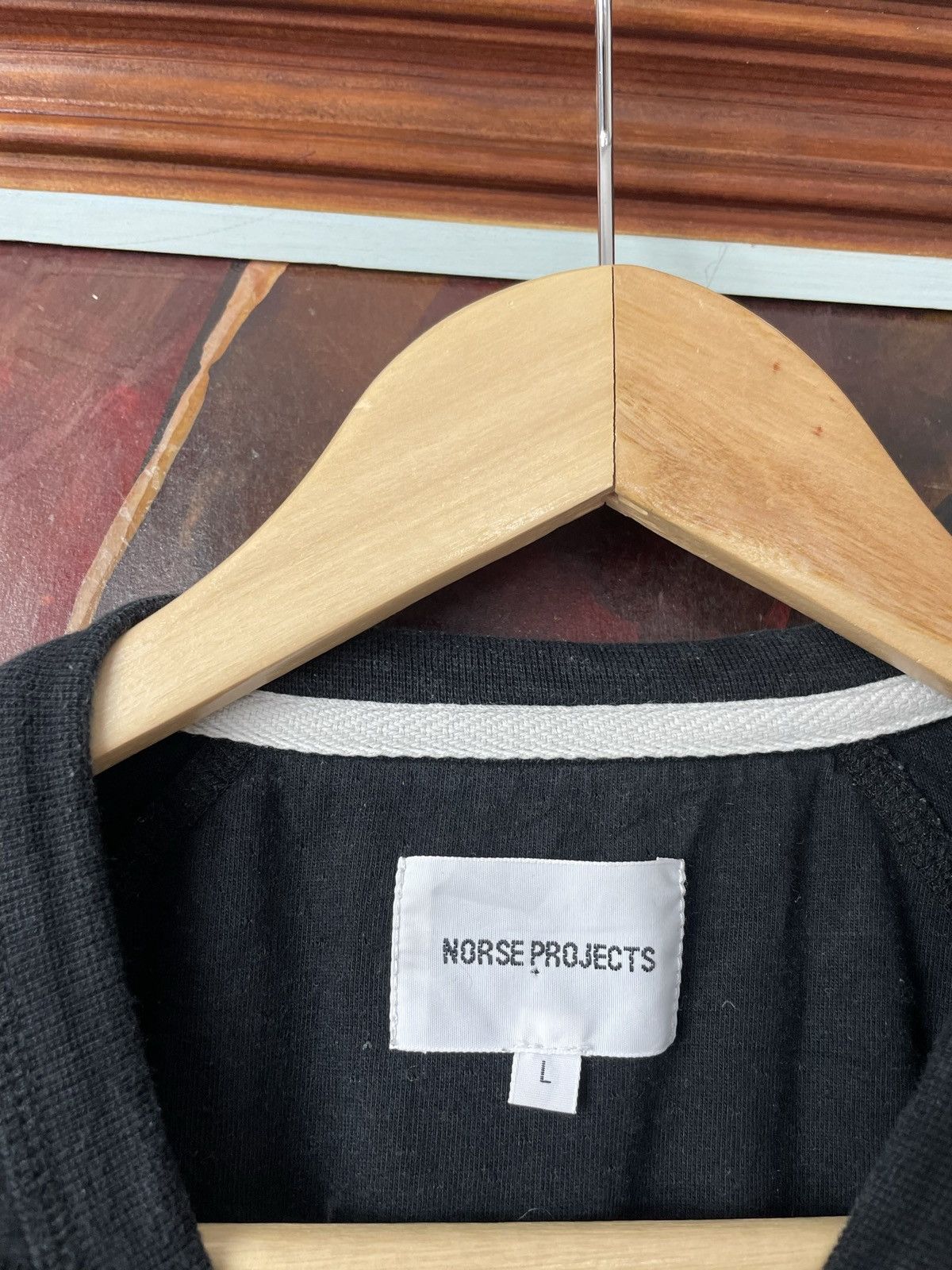 Norse Projects Norse Project Casual Black Basic Ls High Quality Longsleeve Size US L / EU 52-54 / 3 - 3 Thumbnail