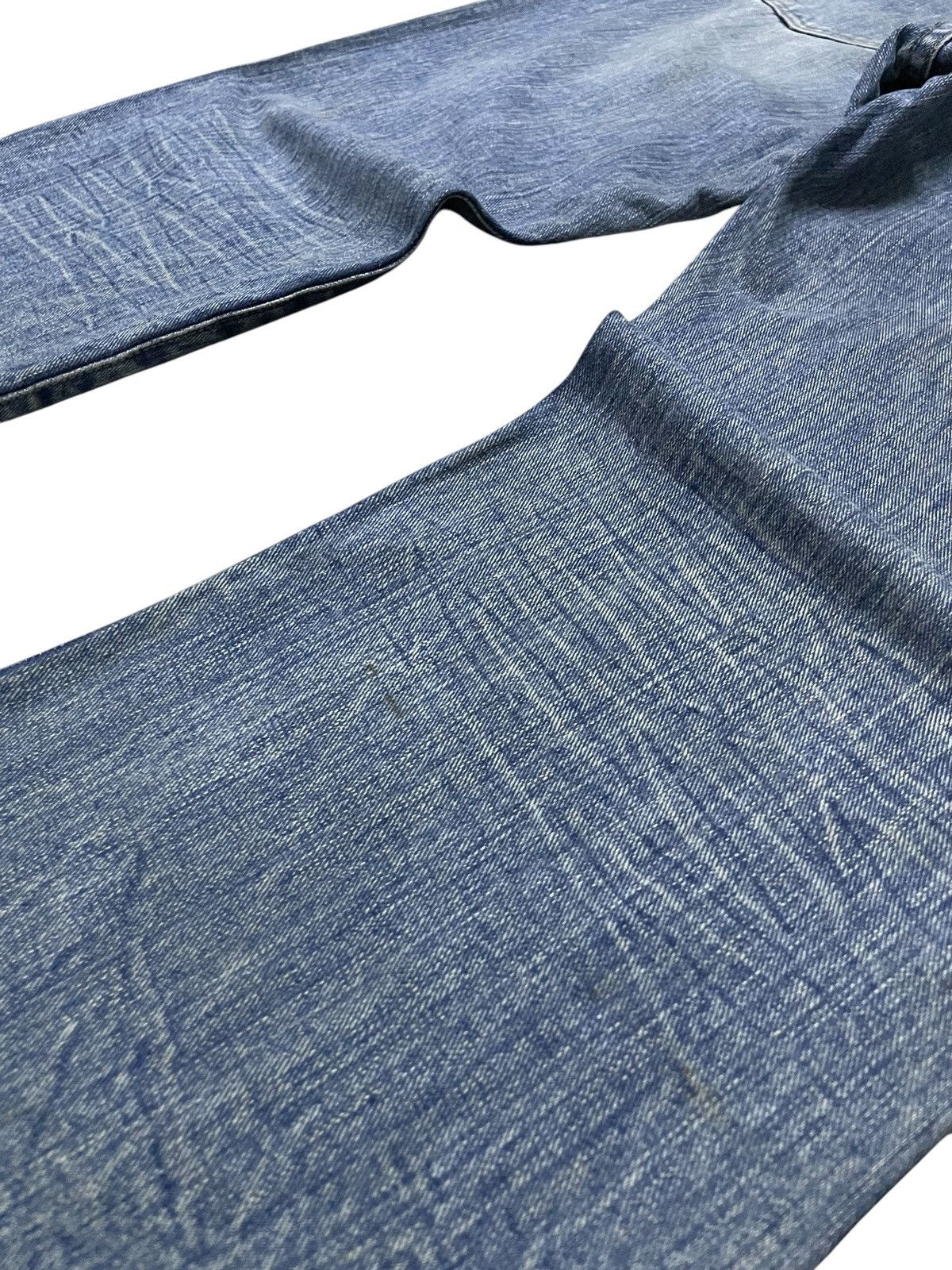 5351 POUR LES HOMMES × Japanese Brand × Tornado Mart Edge Rupert G land Asymmetrical Leather Pocket Rivets Jeans Size US 32 / EU 48 - 20 Thumbnail