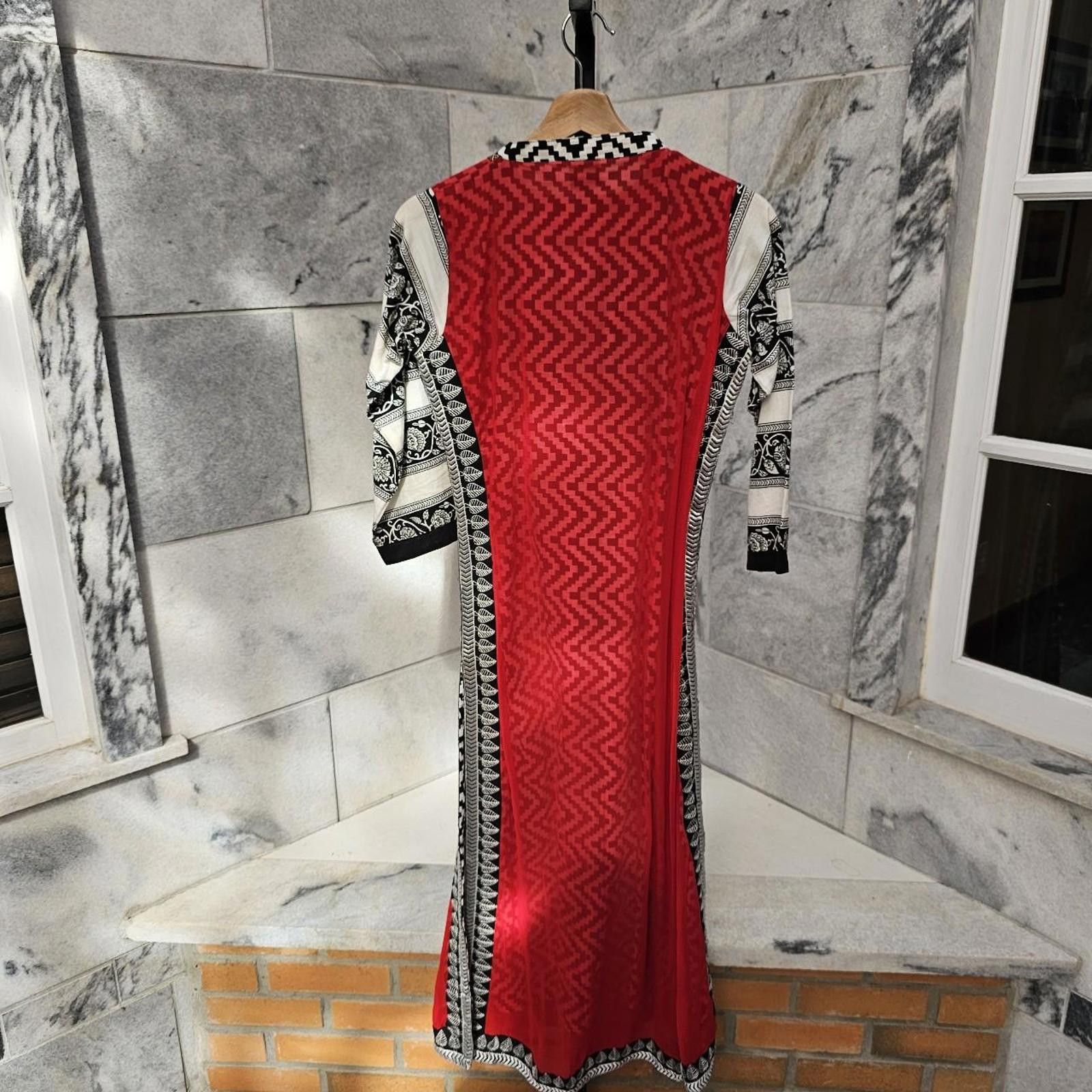 Other Women's Multicolored Kurta Style Very Detailed Dress Size M / US 6-8 / IT 42-44 - 5 Thumbnail