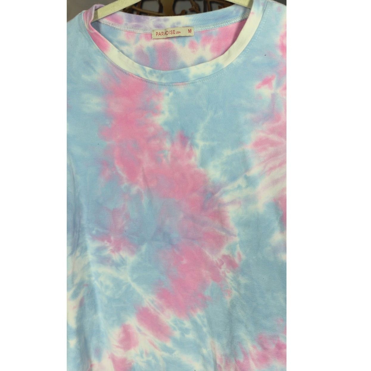 Paradise Paradise USA Tie Dye Sweatshirt Dress Lycra Long Sleeve M Size M / US 6-8 / IT 42-44 - 2 Thumbnail