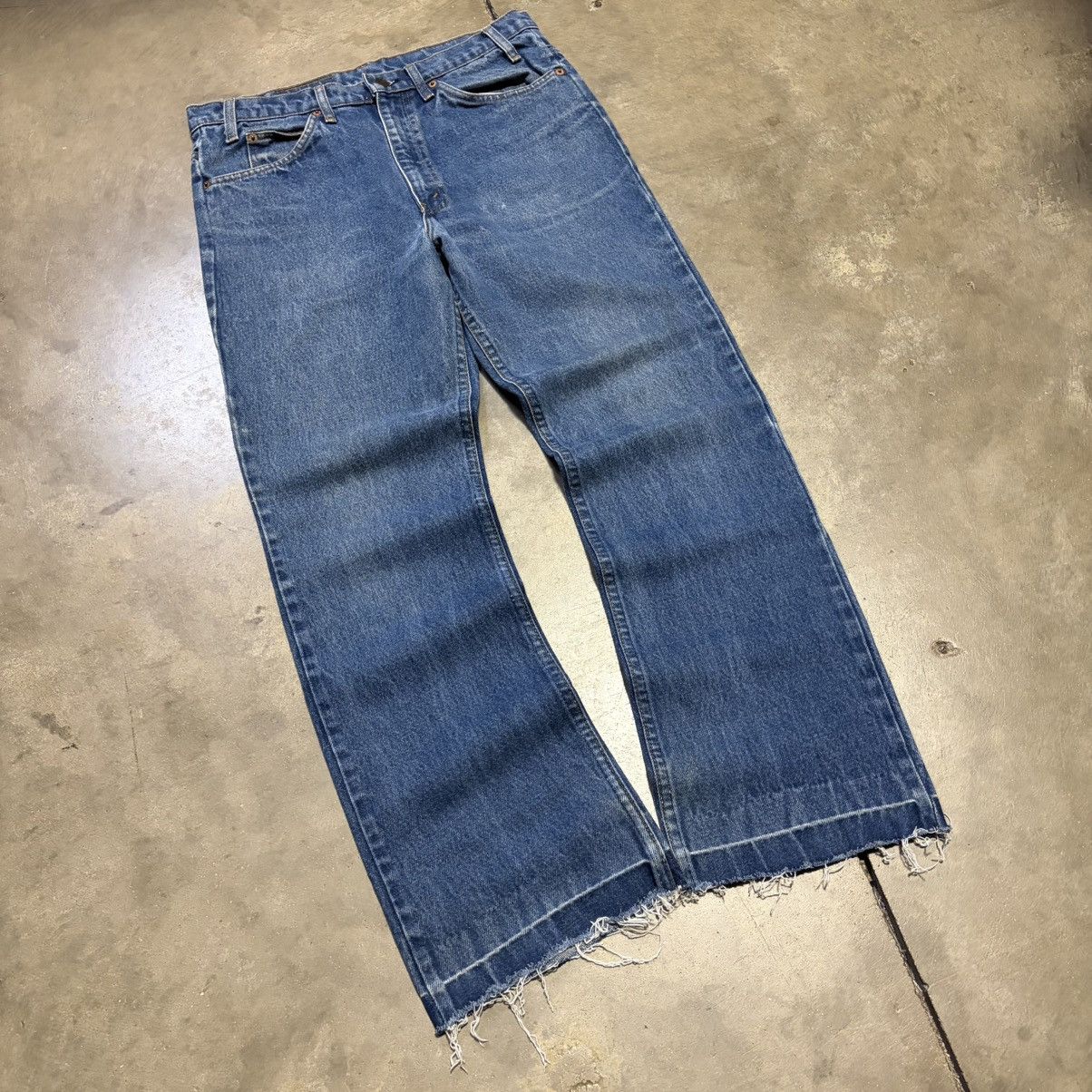 Levi's Vintage 80s Levis 517 Orange Tab Denim Jeans Bootcut USA Size US 32 / EU 48 - 2 Thumbnail