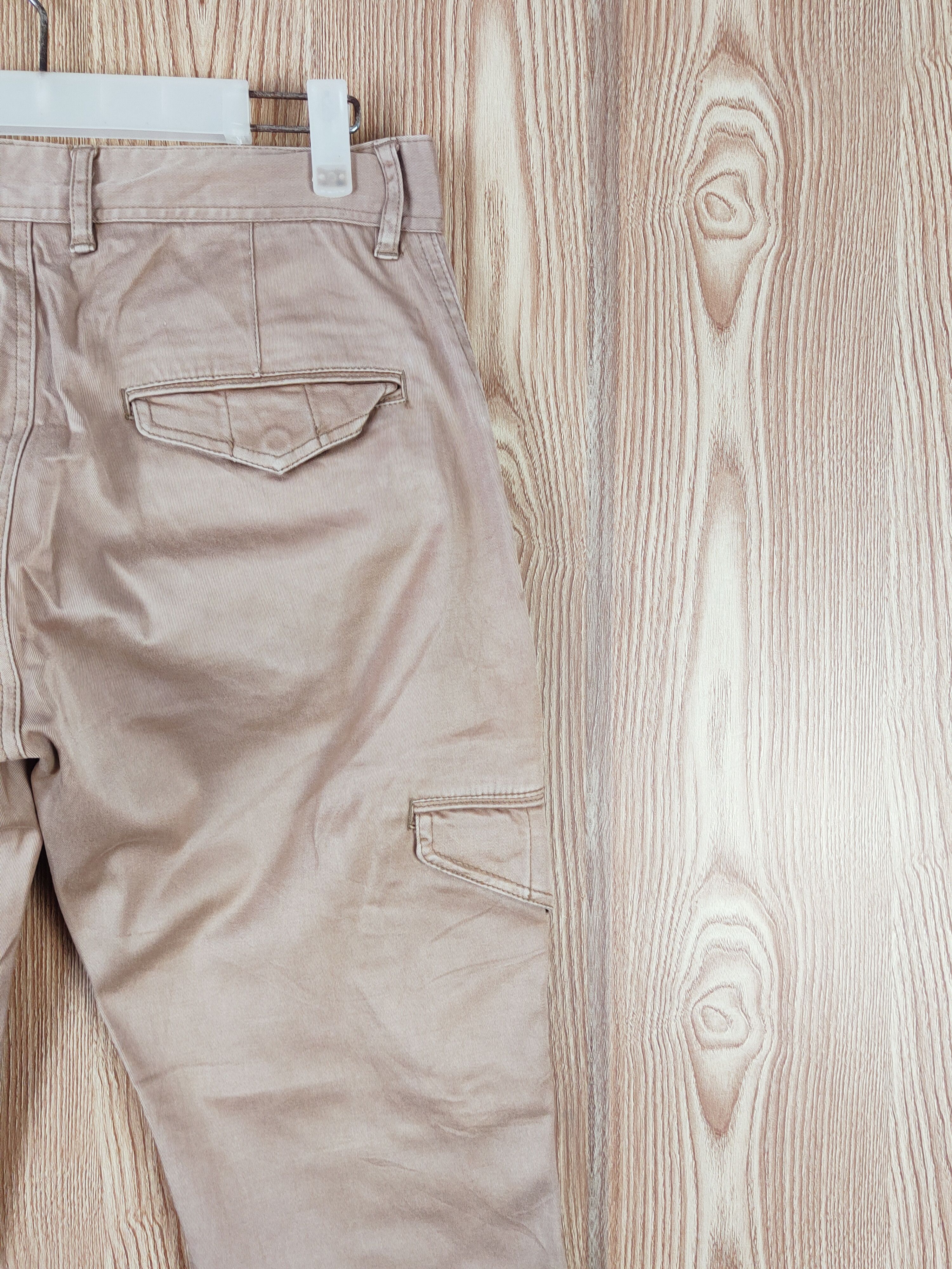 Japanese Brand Men's Melrose Brown Multipocket Tactical Cargo Pants #W270 Size 31" - 10 Thumbnail