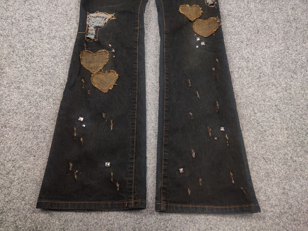 If Six Was Nine Vintage LGB Y2K Flared Low Rise Denim Jeans if six was nine Size 30" / US 8 / IT 44 - 9 Thumbnail