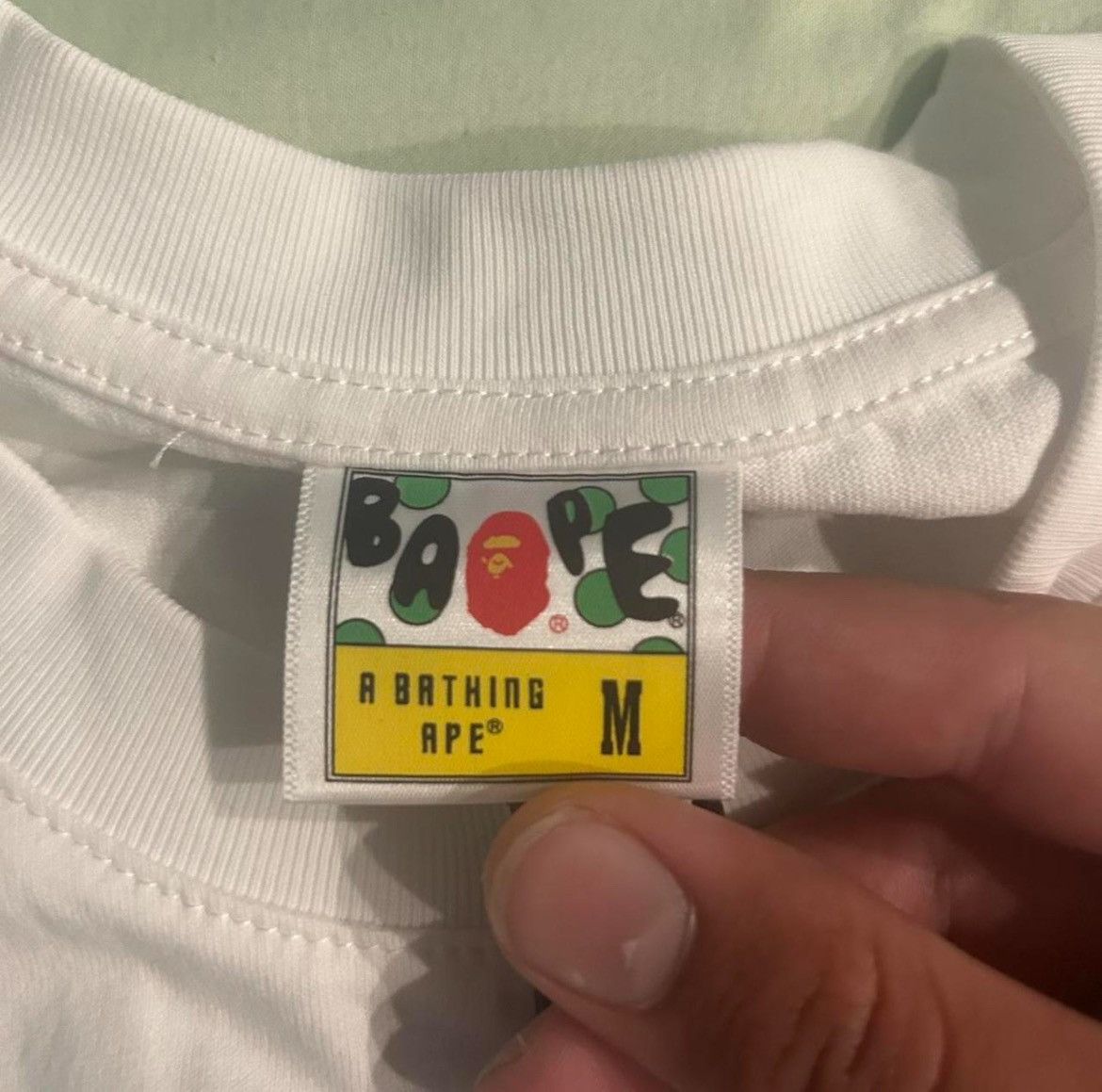 Japanese Brand × Vintage Bape Camo College Tee Size US M / EU 48-50 / 2 - 3 Thumbnail
