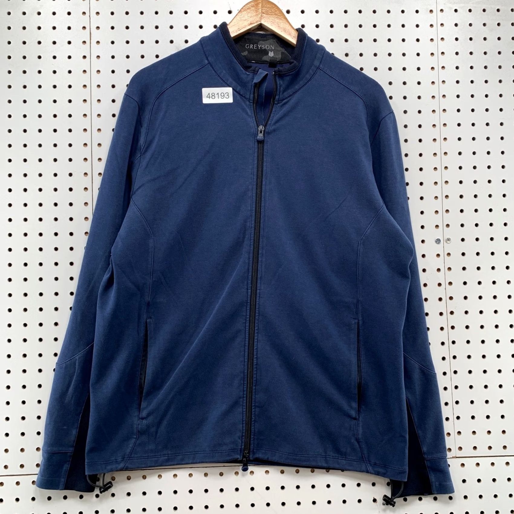 Vintage Greyson Golf Jacket Mens Large Blue Fleece Active Preppy Casual Size US L / EU 52-54 / 3 - 2 Thumbnail