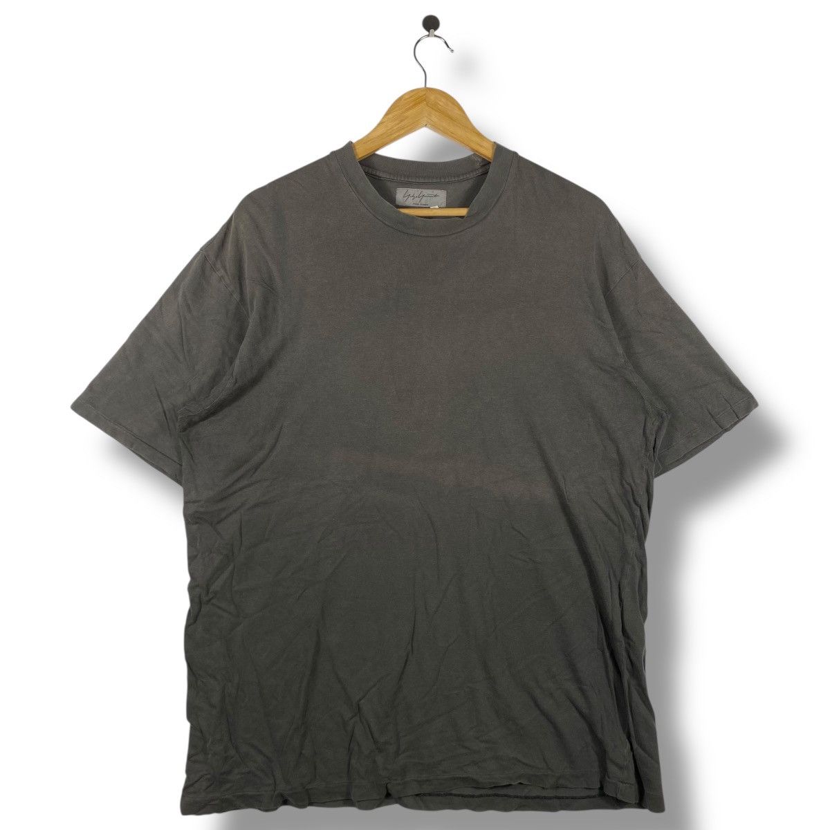 Japanese Famous Designer 80's YOHJI YAMAMOTO Faded Brown Tee