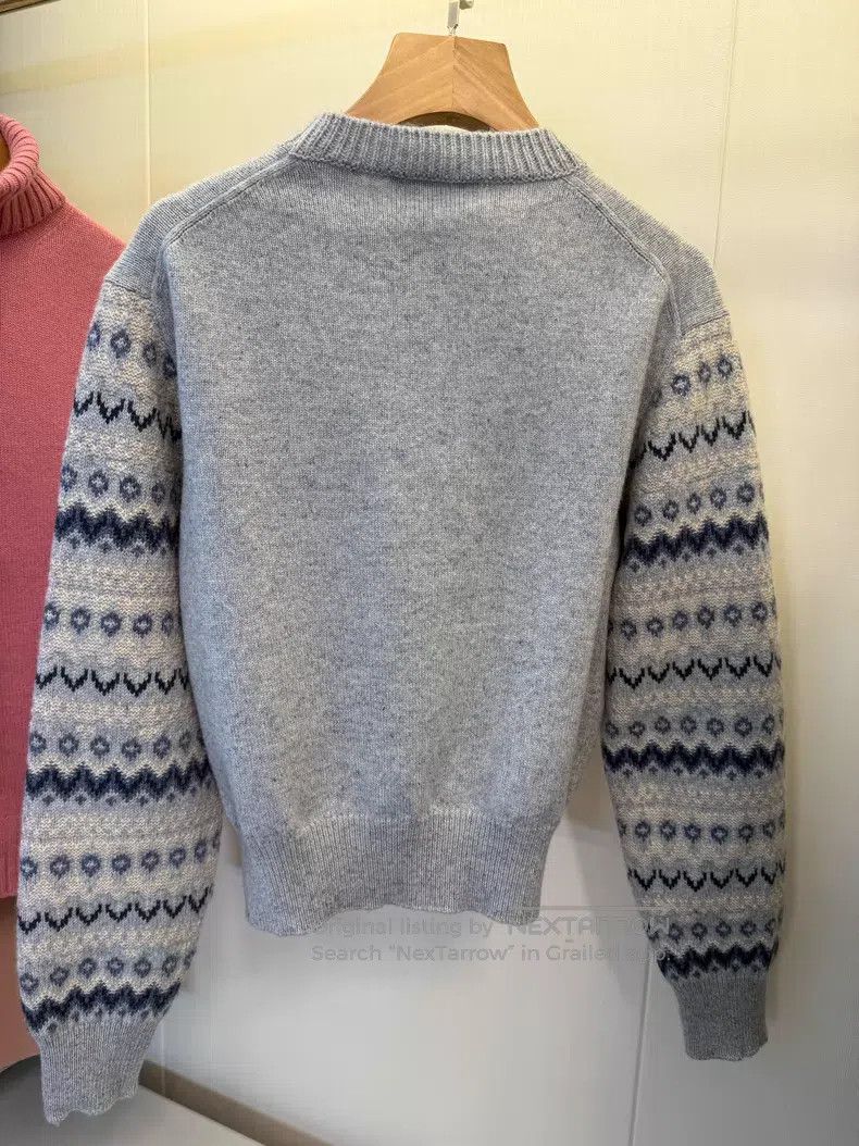 Loro Piana Loro Piana Cashmere Jacquard Sweater Size XS / US 0-2 / IT 36-38 - 4 Thumbnail