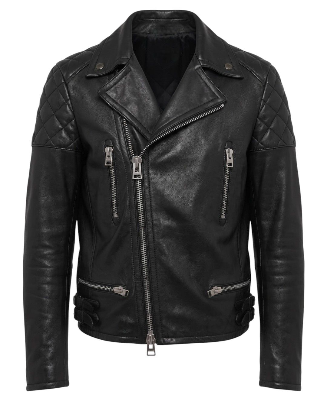 Tom Ford F/W 2014 LEATHER BIKER JACKET Size US M / EU 48-50 / 2 - 1 Thumbnail