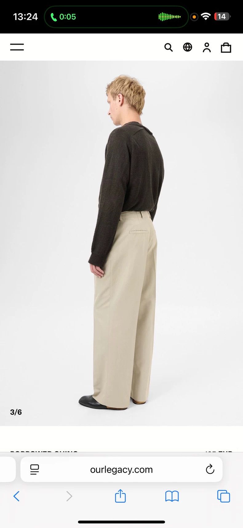 Our Legacy Our Legacy size48 western style pants;suit pants Size 48S - 3 Thumbnail