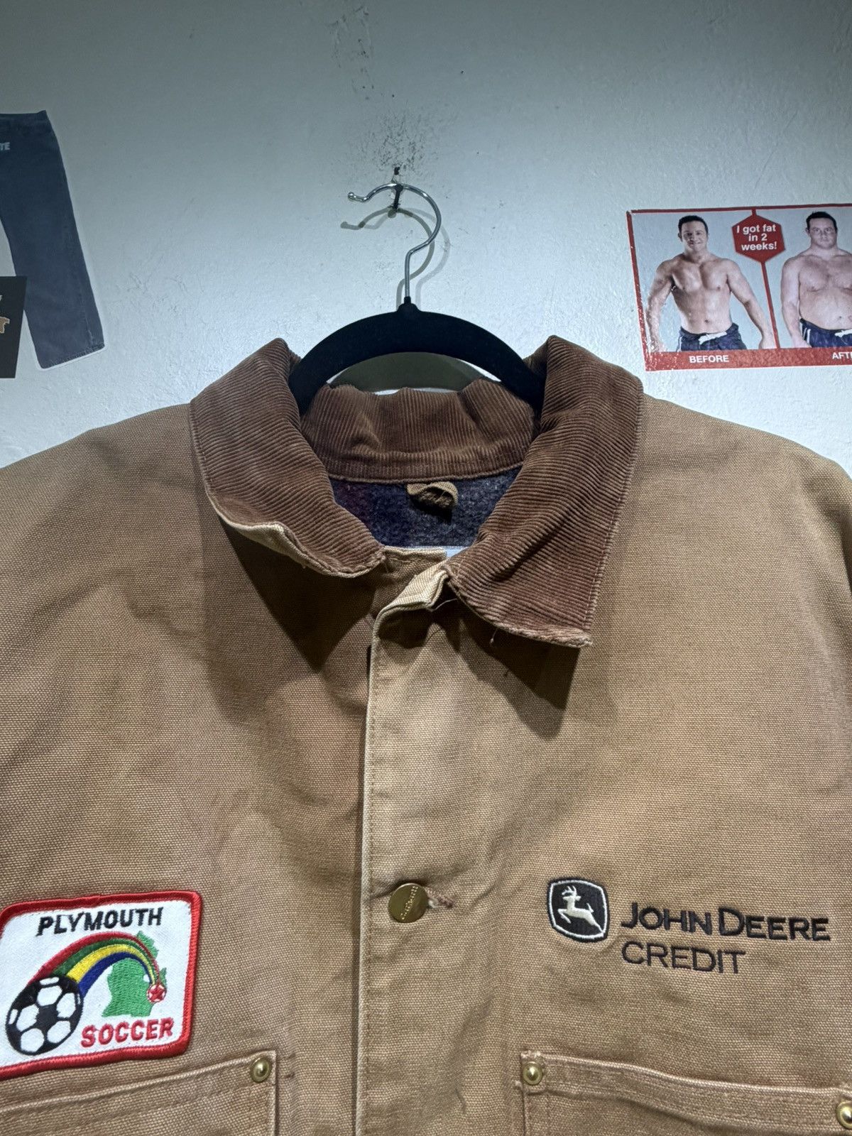 Carhartt Vintage Carhartt John Deere Chore jacket Size US XL / EU 56 / 4 - 9 Thumbnail