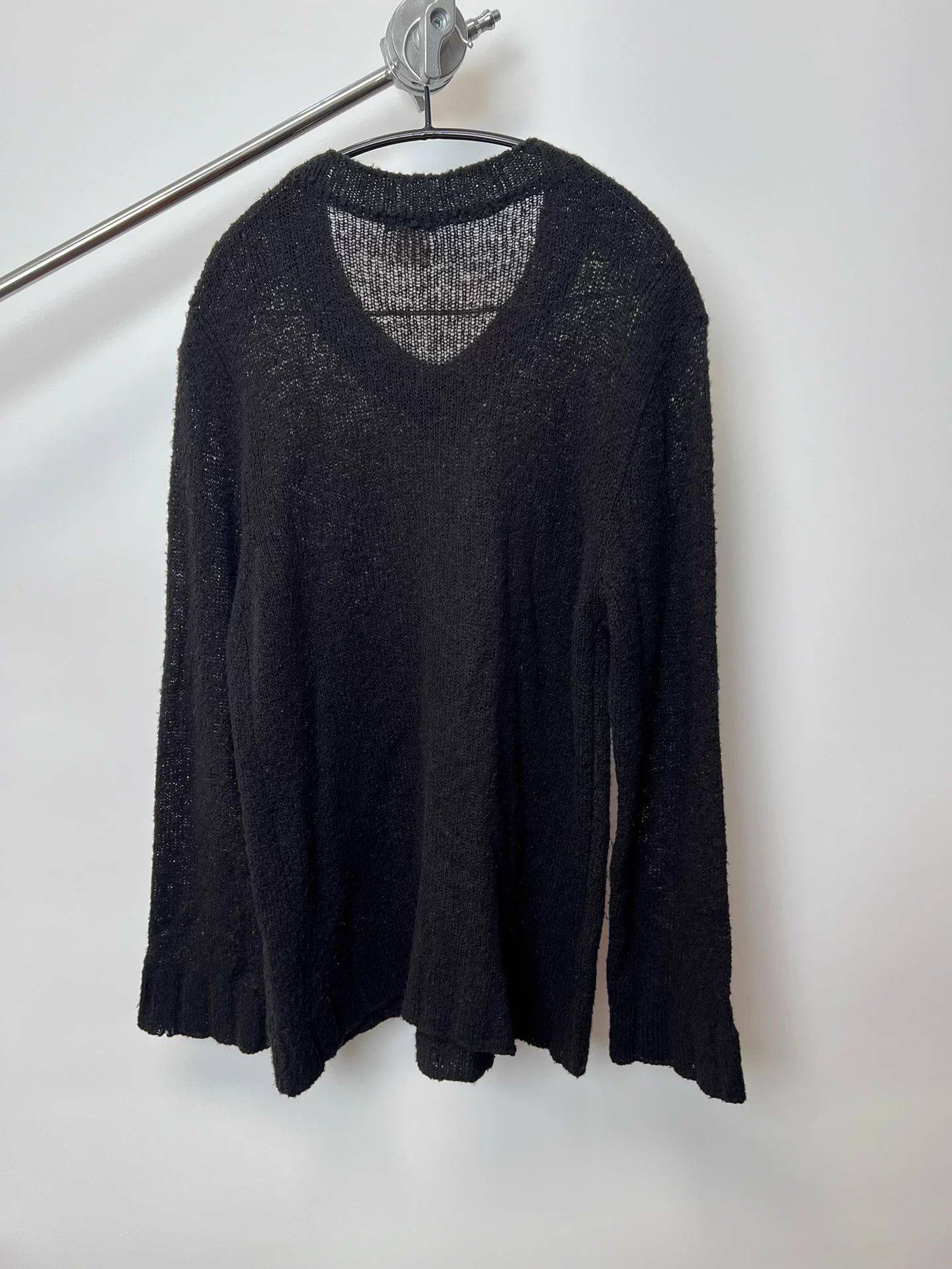 Dries Van Noten Dries Van Noten V-neck wool blend classic sweater Size L / US 10 / IT 46 - 6 Thumbnail