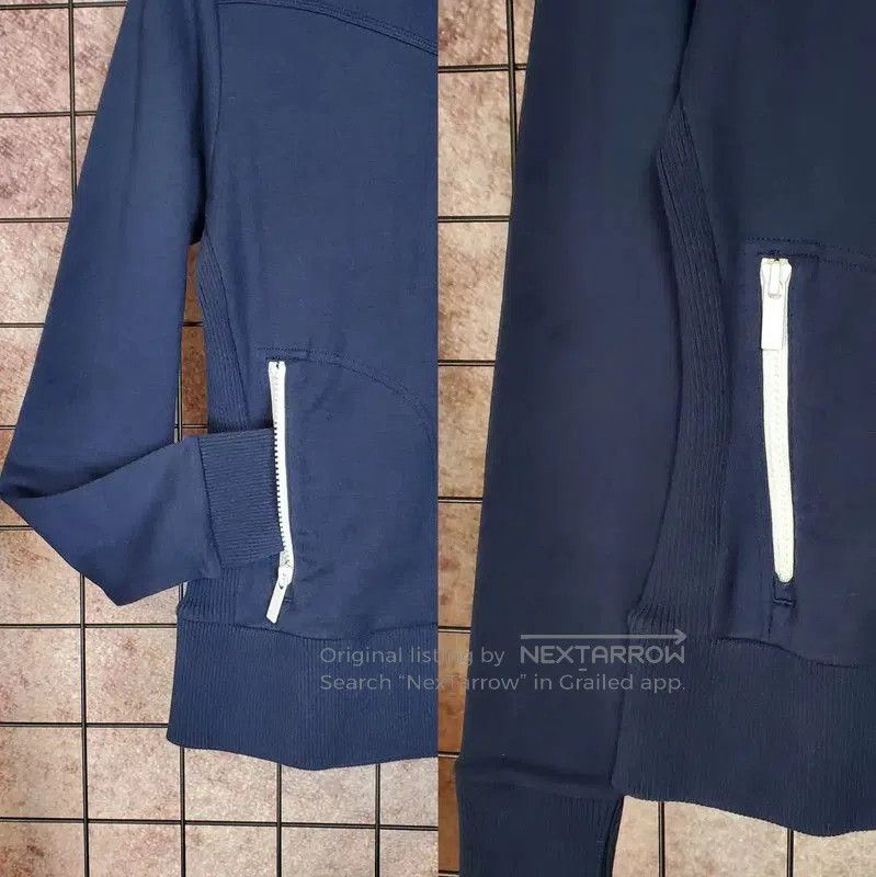 Burberry Burberry Golf Navy Cotton Blend Half-Zip Sweatshirt. Size S / US 4 / IT 40 - 4 Thumbnail