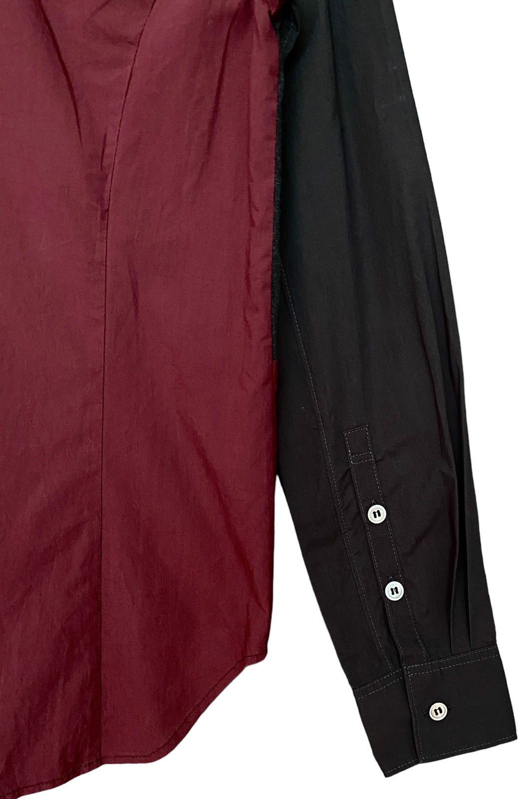 Japanese Brand × Undercover Vintage Brand Sue Undercover Two Tone Shirt 2000s Size US S / EU 44-46 / 1 - 6 Thumbnail