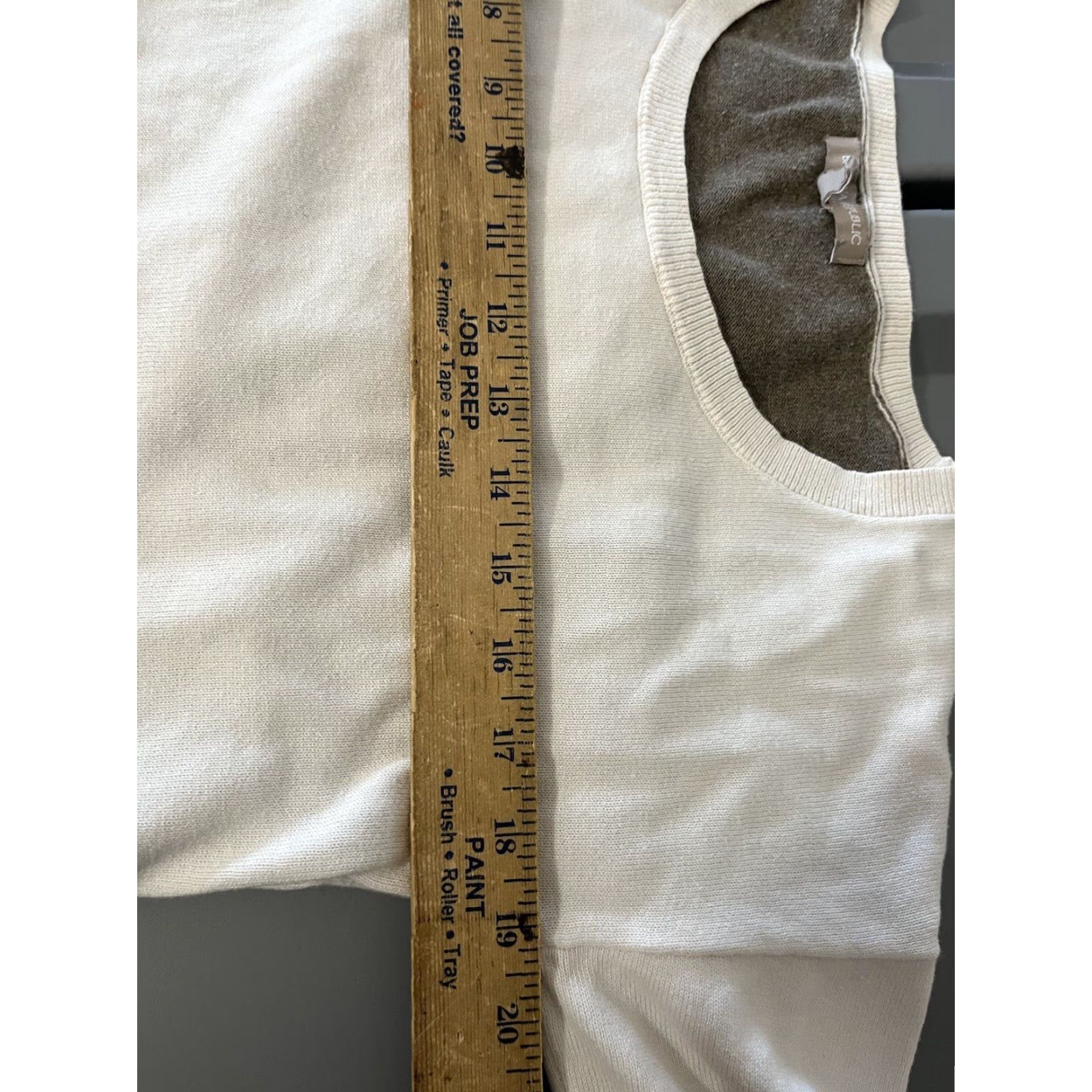 Banana Republic Banana Republic Sweater Womens XS White 3/4 Sleeve Button Cotton XS Size XS / US 0-2 / IT 36-38 - 5 Thumbnail