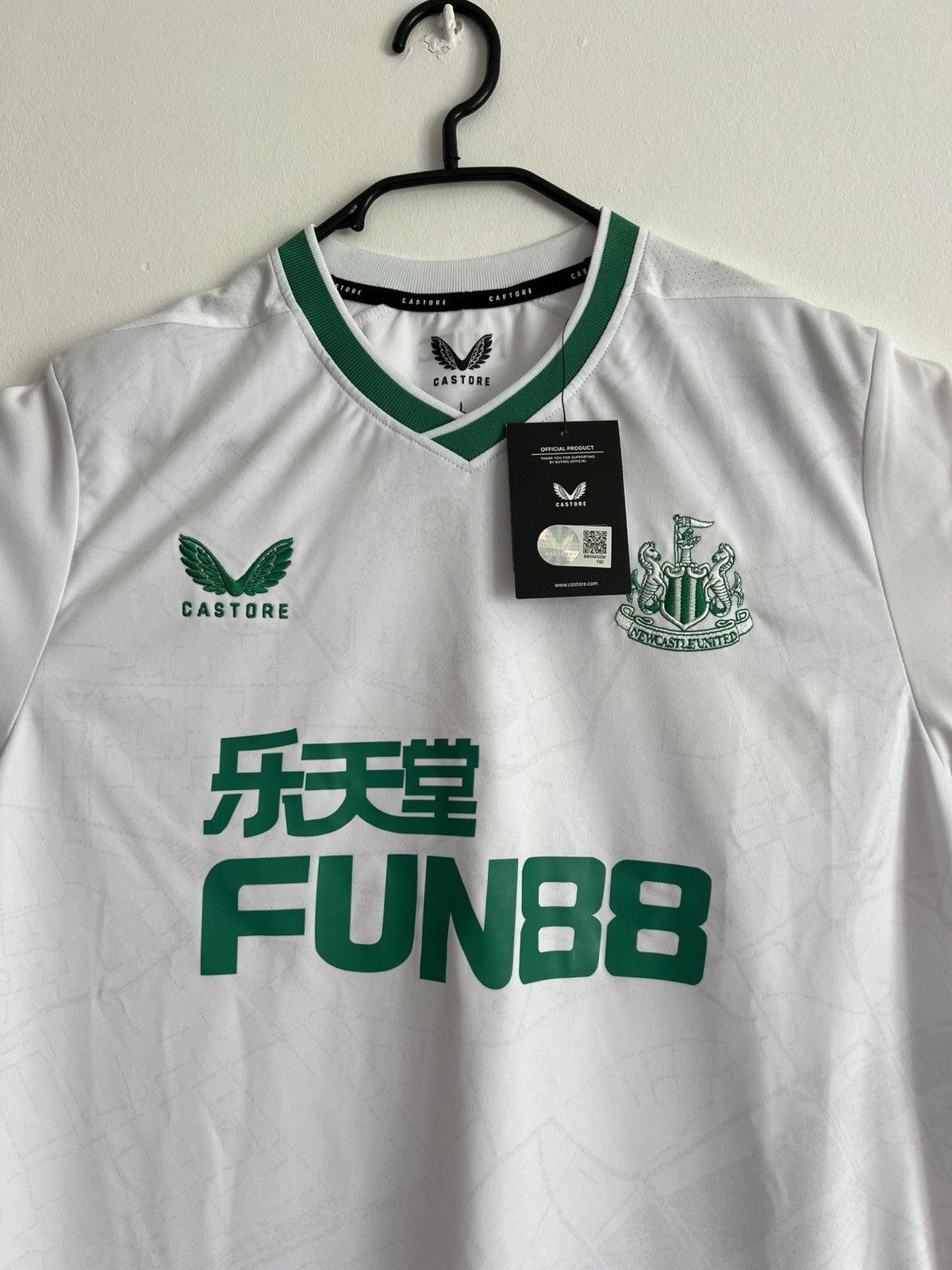 Castore 2022 2023 Newcastle United Castore Third Kit Soccer Jersey M Size US L / EU 52-54 / 3 - 2 Thumbnail