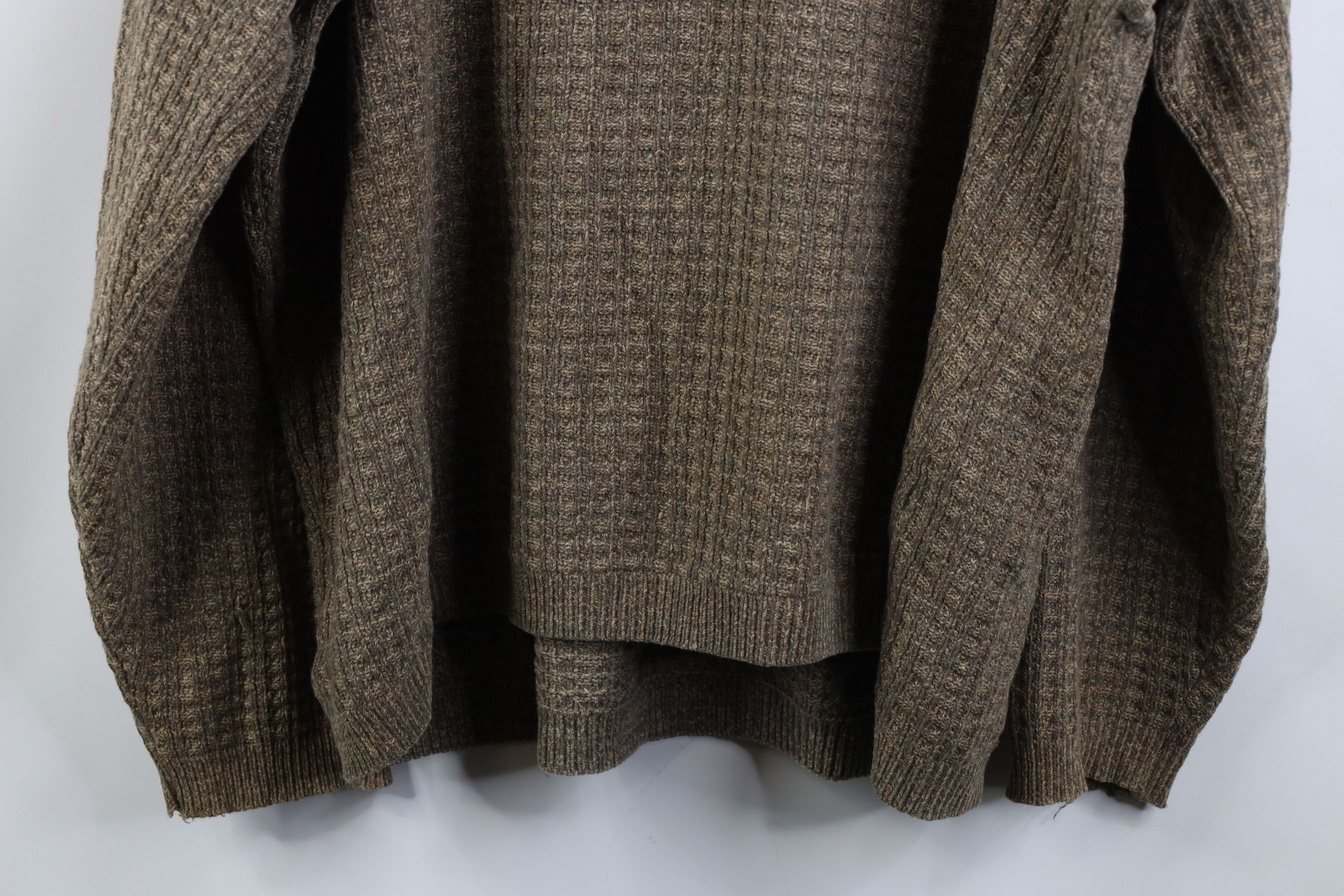 Vintage Vintage 90s Streetwear Cotton Blend Knit Henley Sweater Size US XL / EU 56 / 4 - 13 Thumbnail