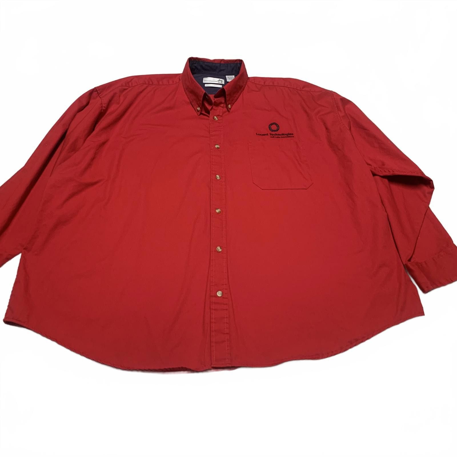 Other Munsingwear Men's 3X Red Wrinkle Resistant Red Button Shirt Size US XXL / EU 58 / 5 - 1 Thumbnail