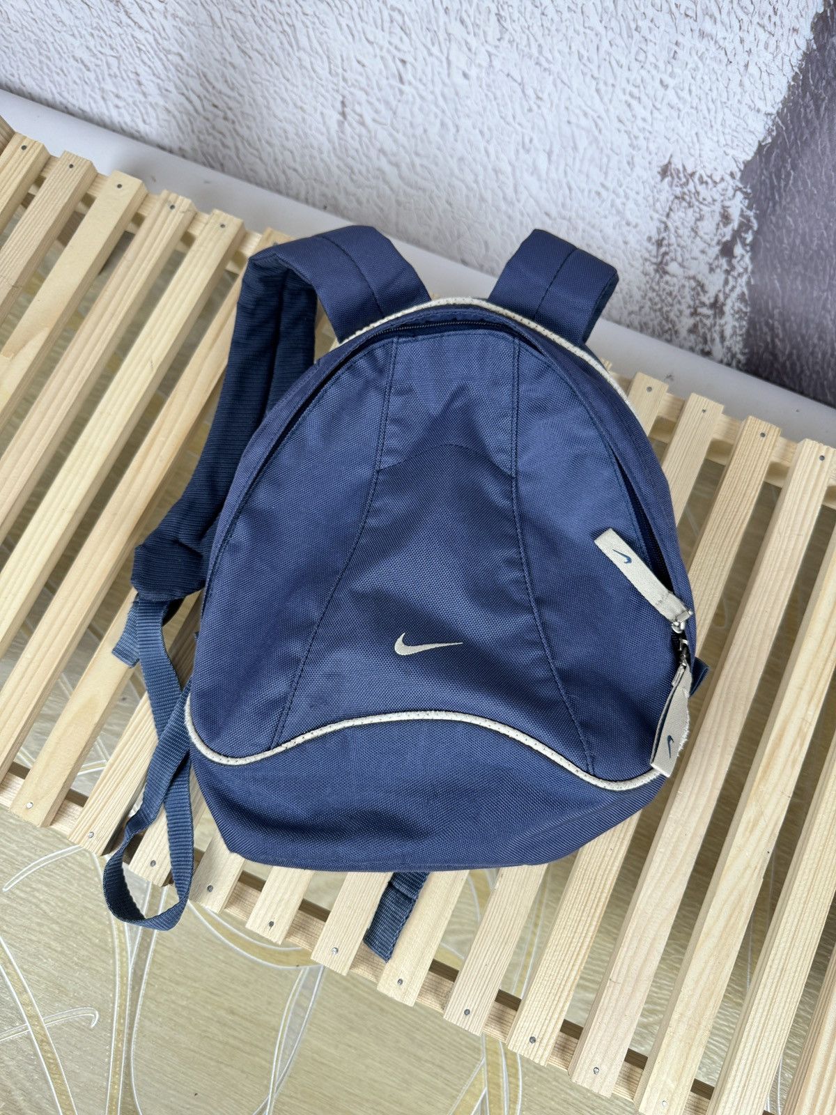 Nike vintage Y2K blue mini backpack rare