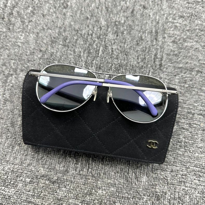 Chanel chanel purple tinted sunglasses Size ONE SIZE - 5 Thumbnail