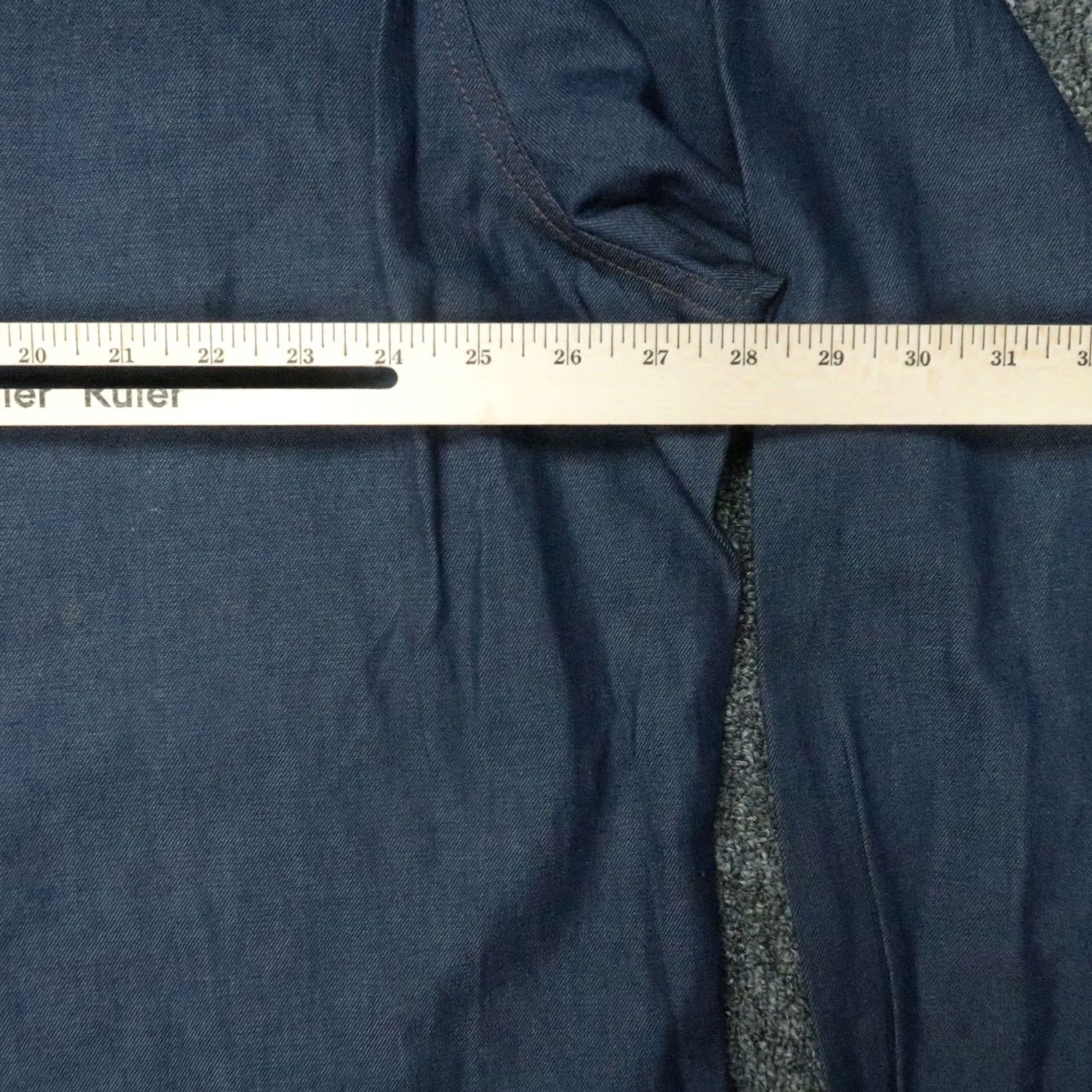 Wrangler Wrangler Blue Denim Shirt Mens 3XL Tall Long Sleeve Snap Button Up Cowboy Western Size US XXL / EU 58 / 5 - 6 Thumbnail