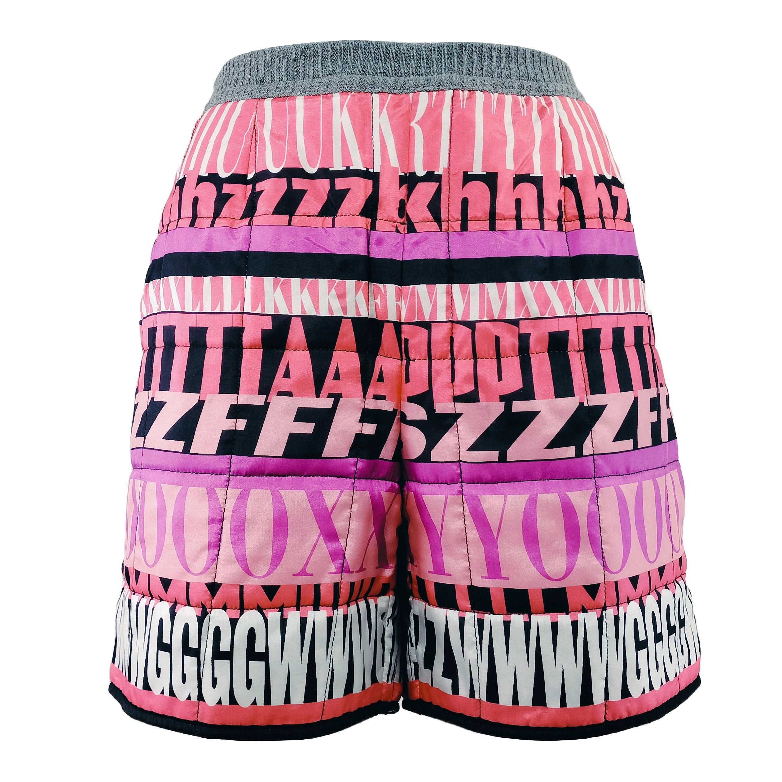 Dolce & Gabbana FW 2011 Alphabet Quilted Shorts - Runway Piece Size 28" / US 6 / IT 42 - 1 Thumbnail