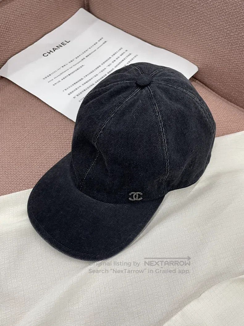 Chanel Chanel Old cowboy double C baseball cap cap Size ONE SIZE - 1 Thumbnail