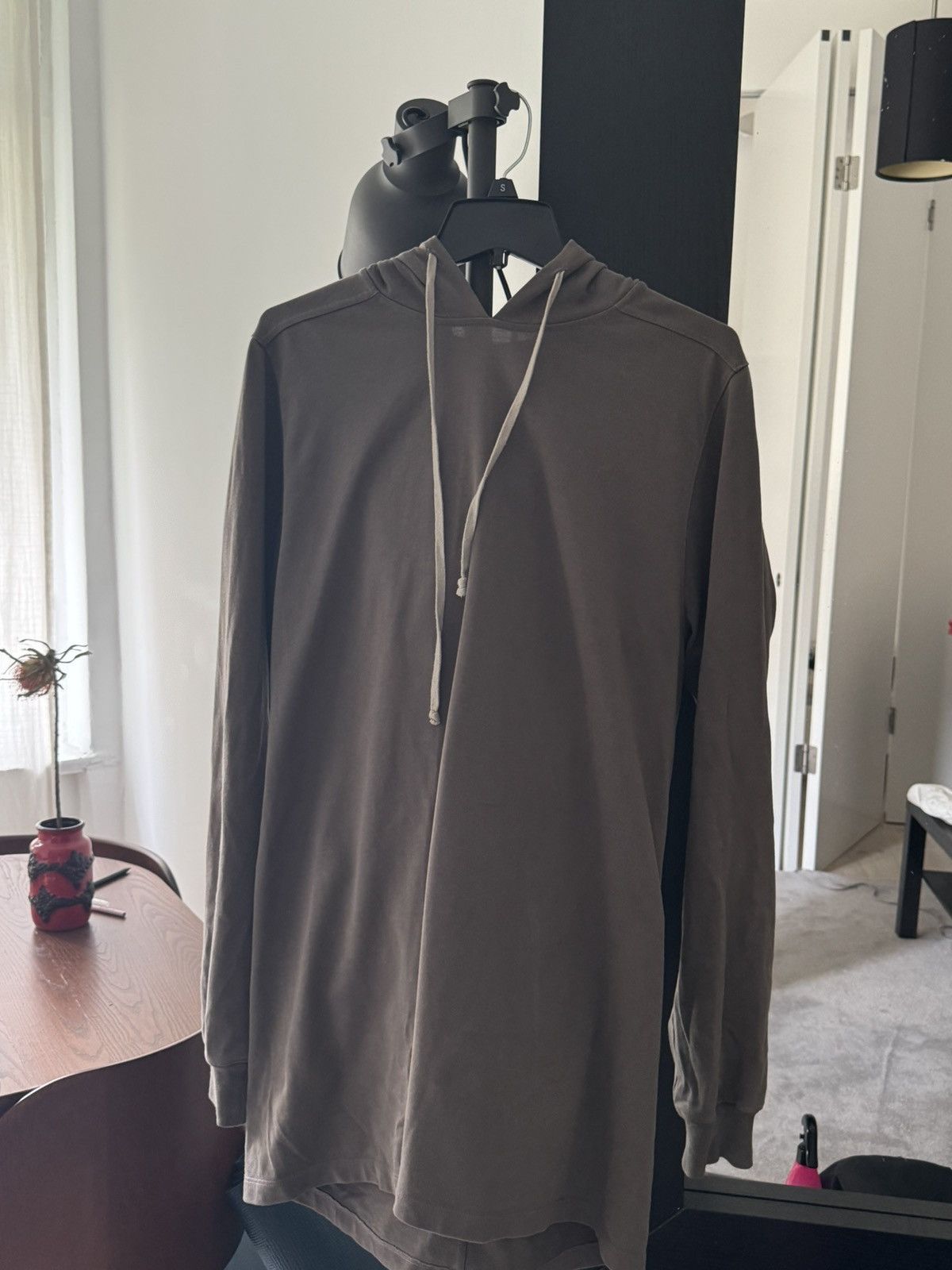 Rick Owens Rick Owens Mainline Hoodie in Dust Size US M / EU 48-50 / 2 - 2 Thumbnail