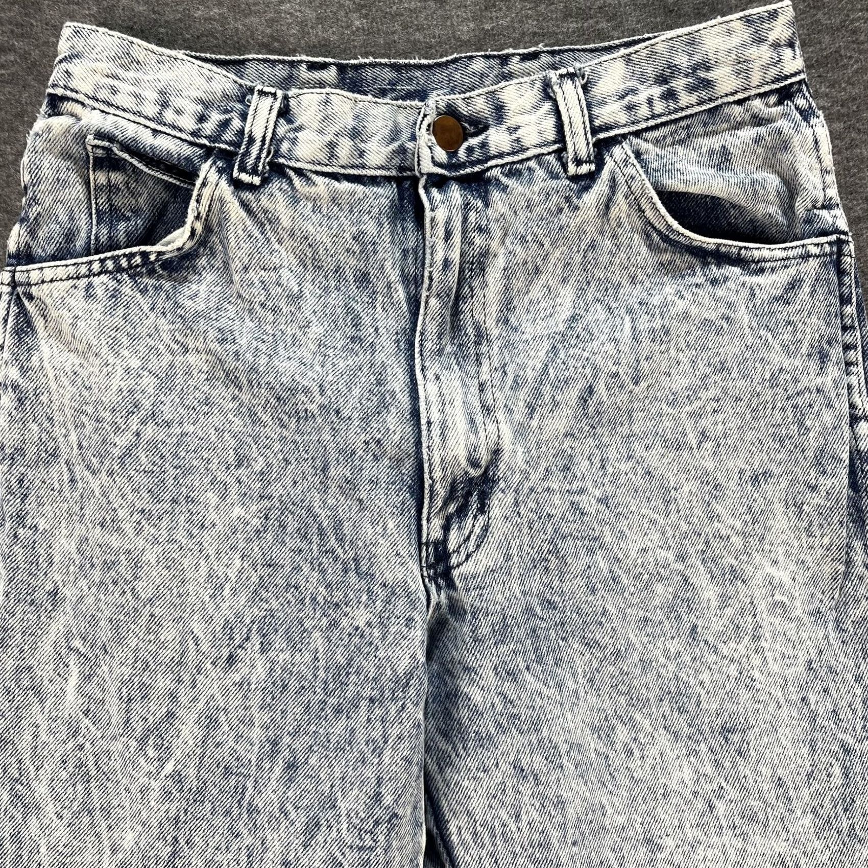 Vintage VINTAGE Bristol Blues Jeans Mens 30x34 Acid Wash Made USA Union Jack Patch 90s Jeans Mens 30 34 Blue Cotton Denim Straight Pocket Union Jack 90s Size US 30 / EU 46 - 2 Thumbnail